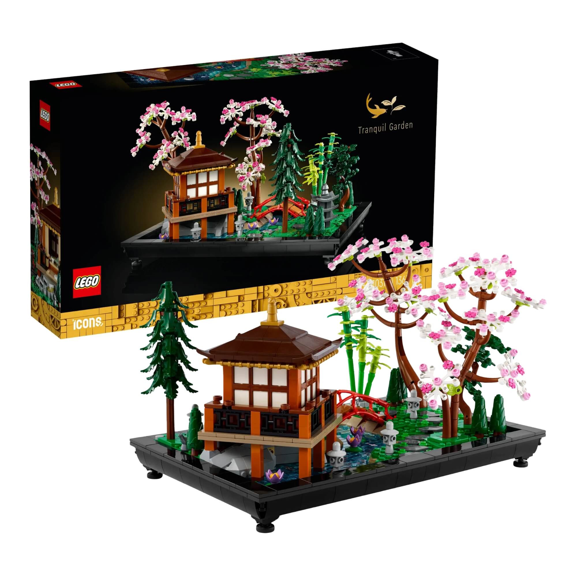 LEGO Jardim Tranquilo Icons 1363 Peças - 4111110315
