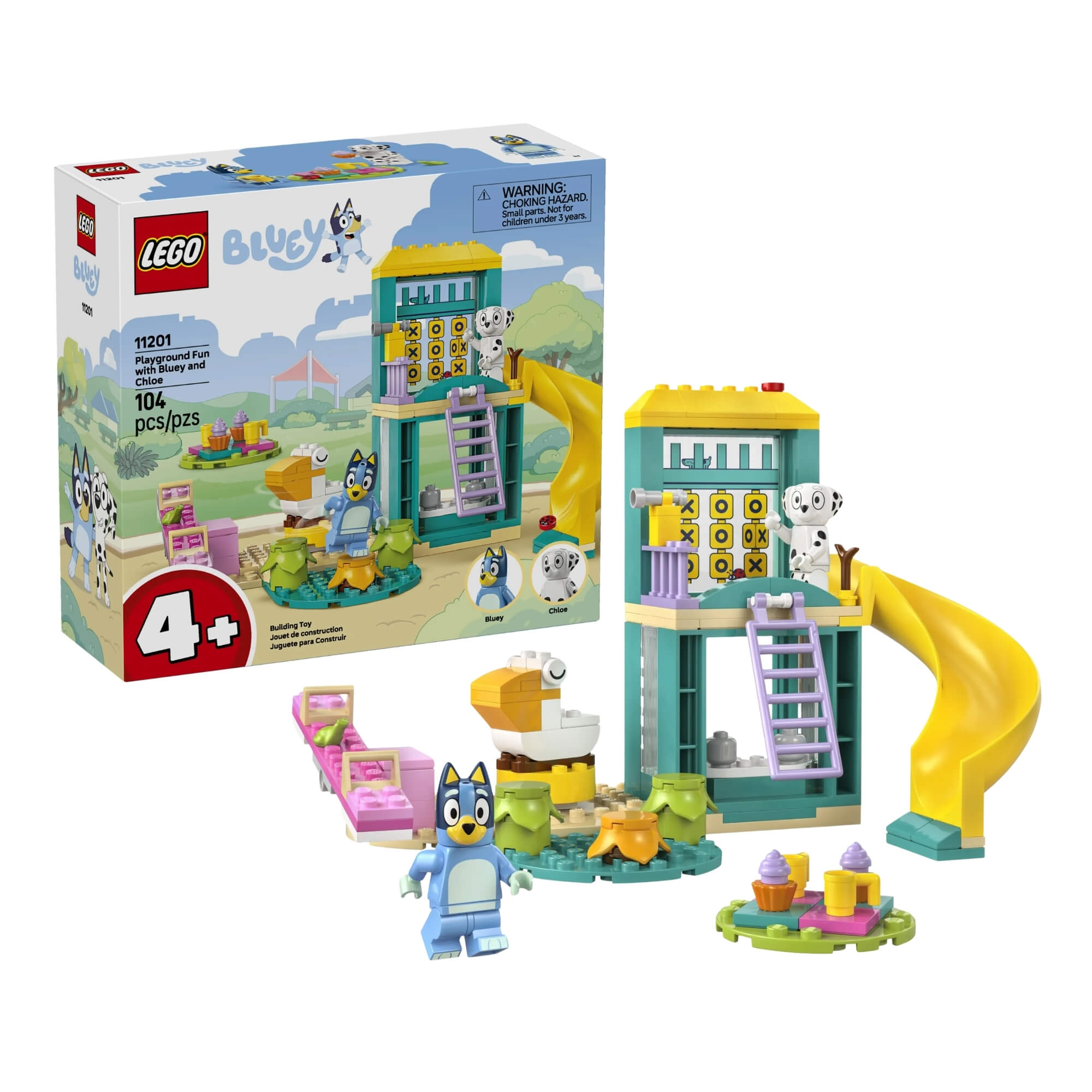LEGO Diversão no Parquinho com Bluey e Chloe 104 Peças - 4111111201