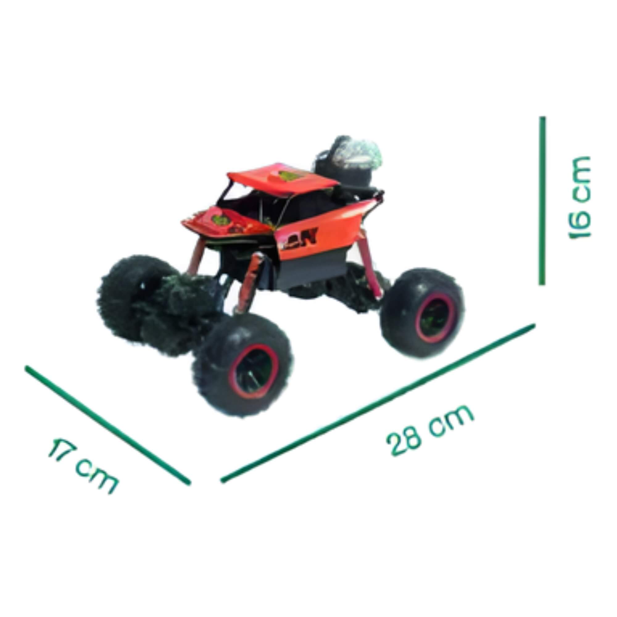 Carro de Controle Remoto Laranja Off Road 4x4 Zippy Toys - 11127
