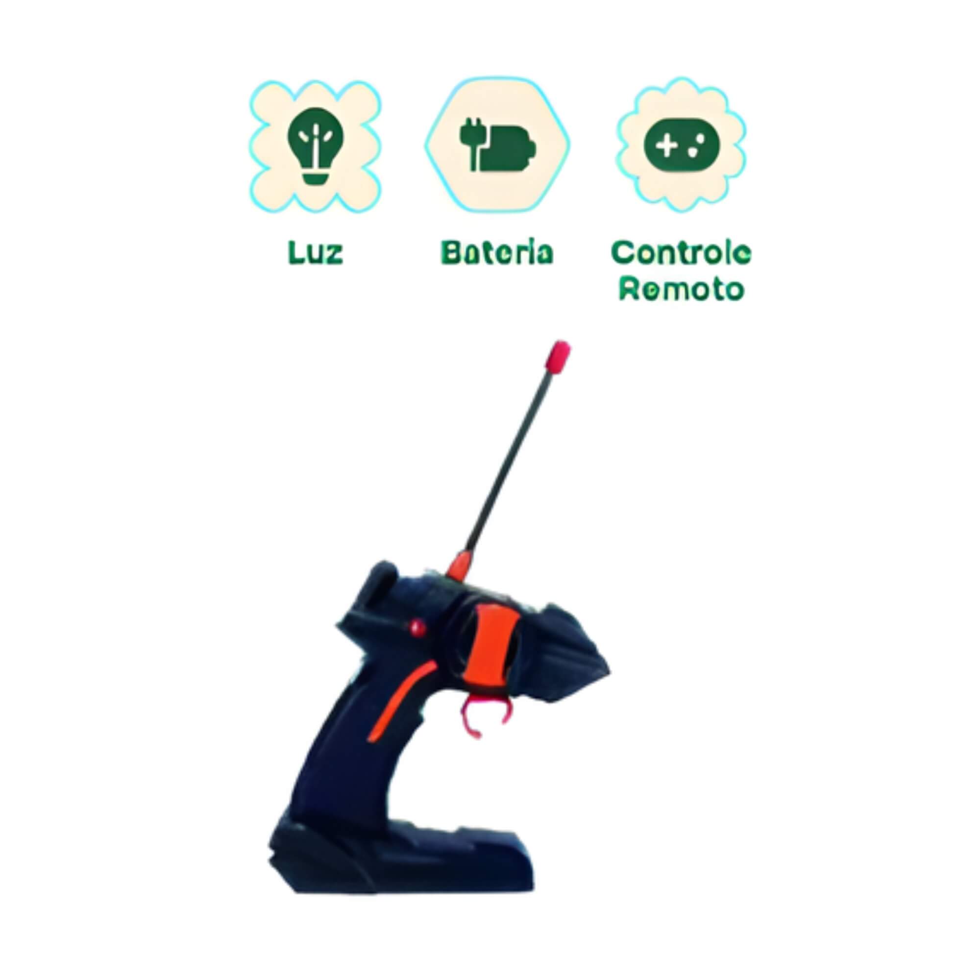 Carro de Controle Remoto Laranja Off Road 4x4 Zippy Toys - 11127