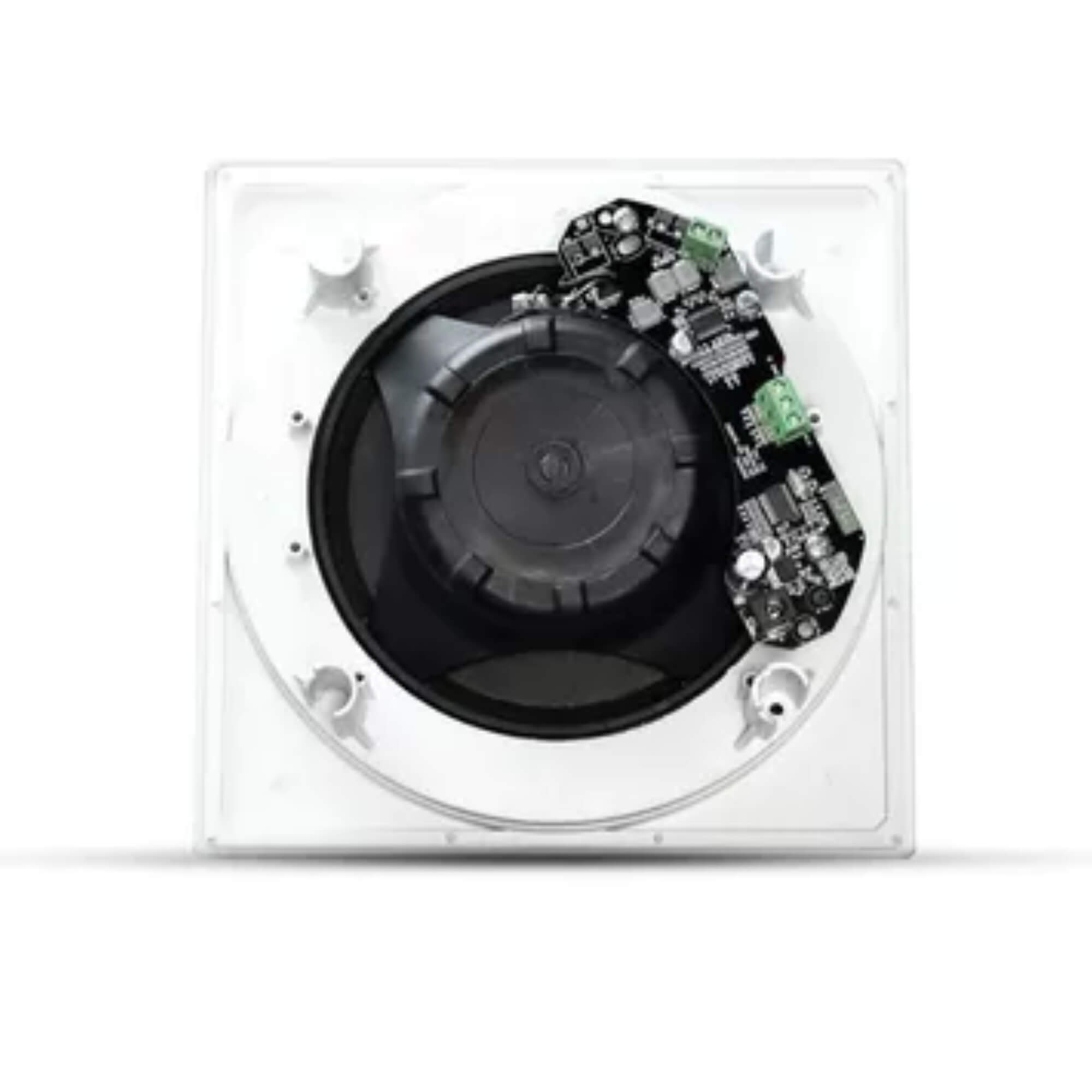 COMP Kit Quatro Arandelas Quadradas Brancas Ativas Tweeter 70W 8Ohms Bluetooth Bivolt - Orion