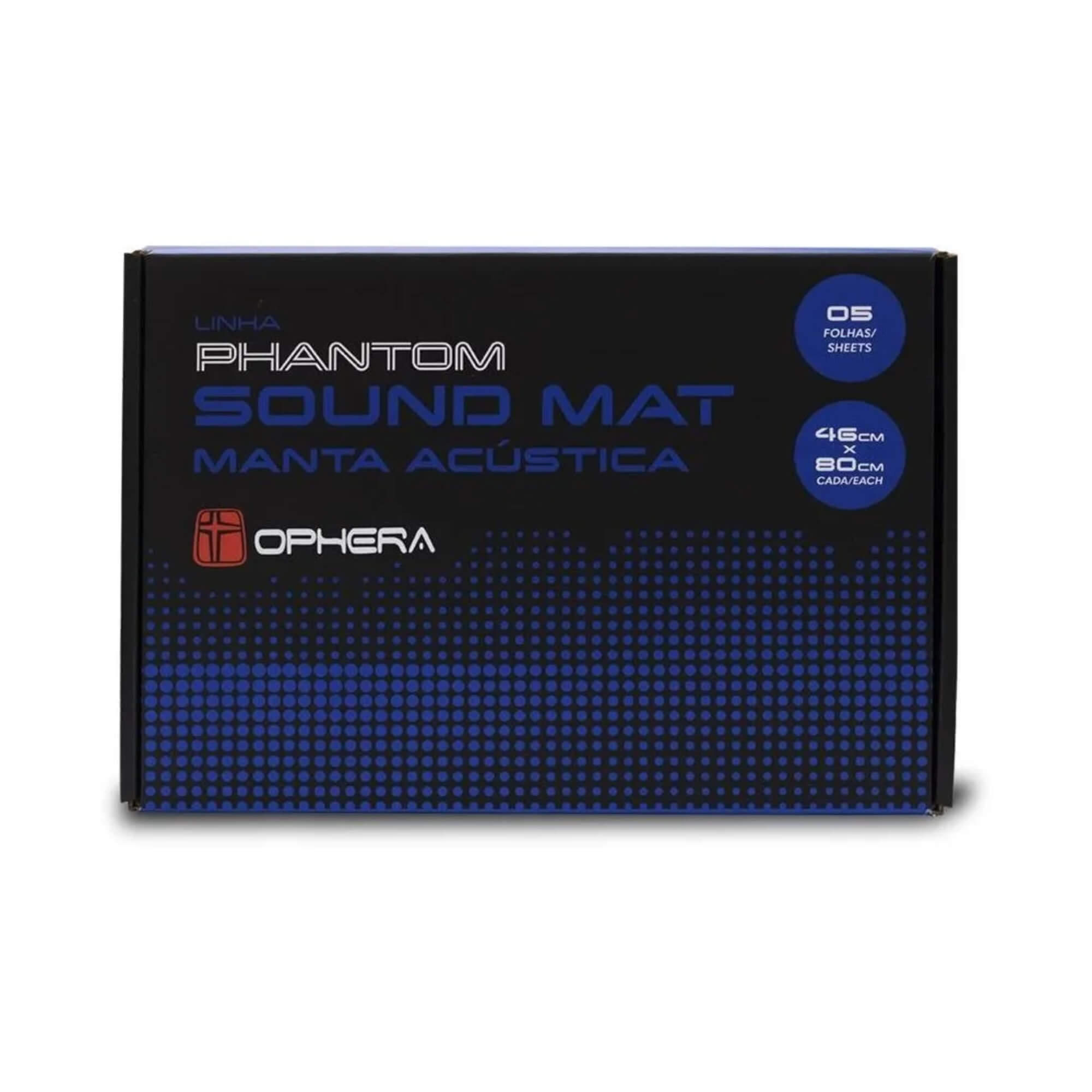COMP Kit Manta Acústica 10 Folhas + 4 Alto Falantes 6" + Amplificador 4 Canais + Subwoofer 8" 200W