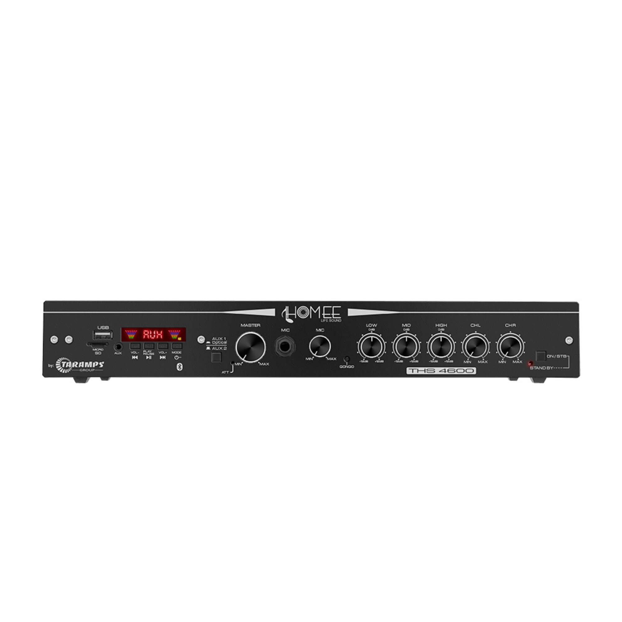 COMP Kit Som Ambiente: Amplificador THS4600 + 2 Caixas T200.2 HF + Microfone SM-58 P4 Profissional