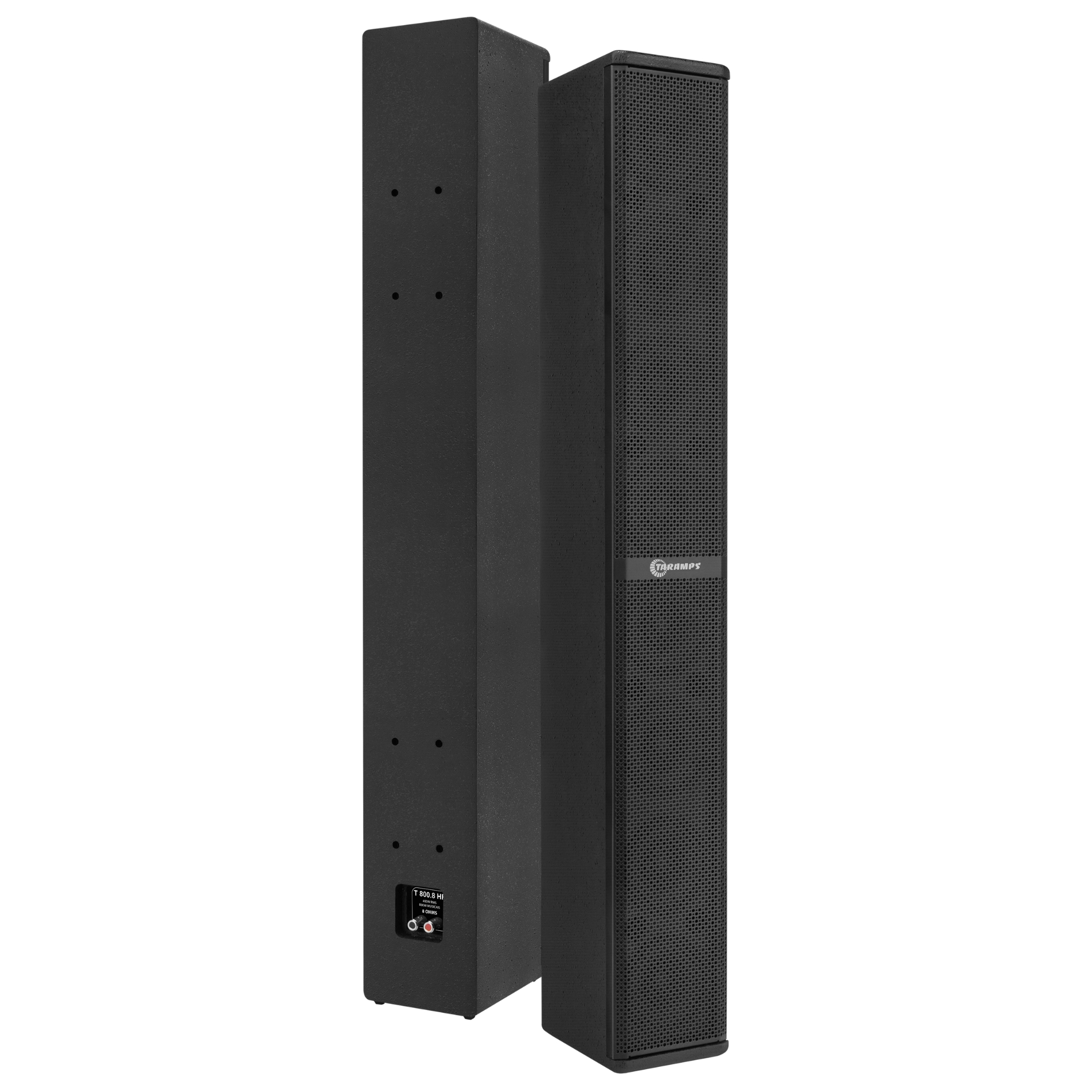 COMP Kit Amplificador T2800 + 2 Caixas de Som Acústica Passiva + 2 Suportes de Fixação