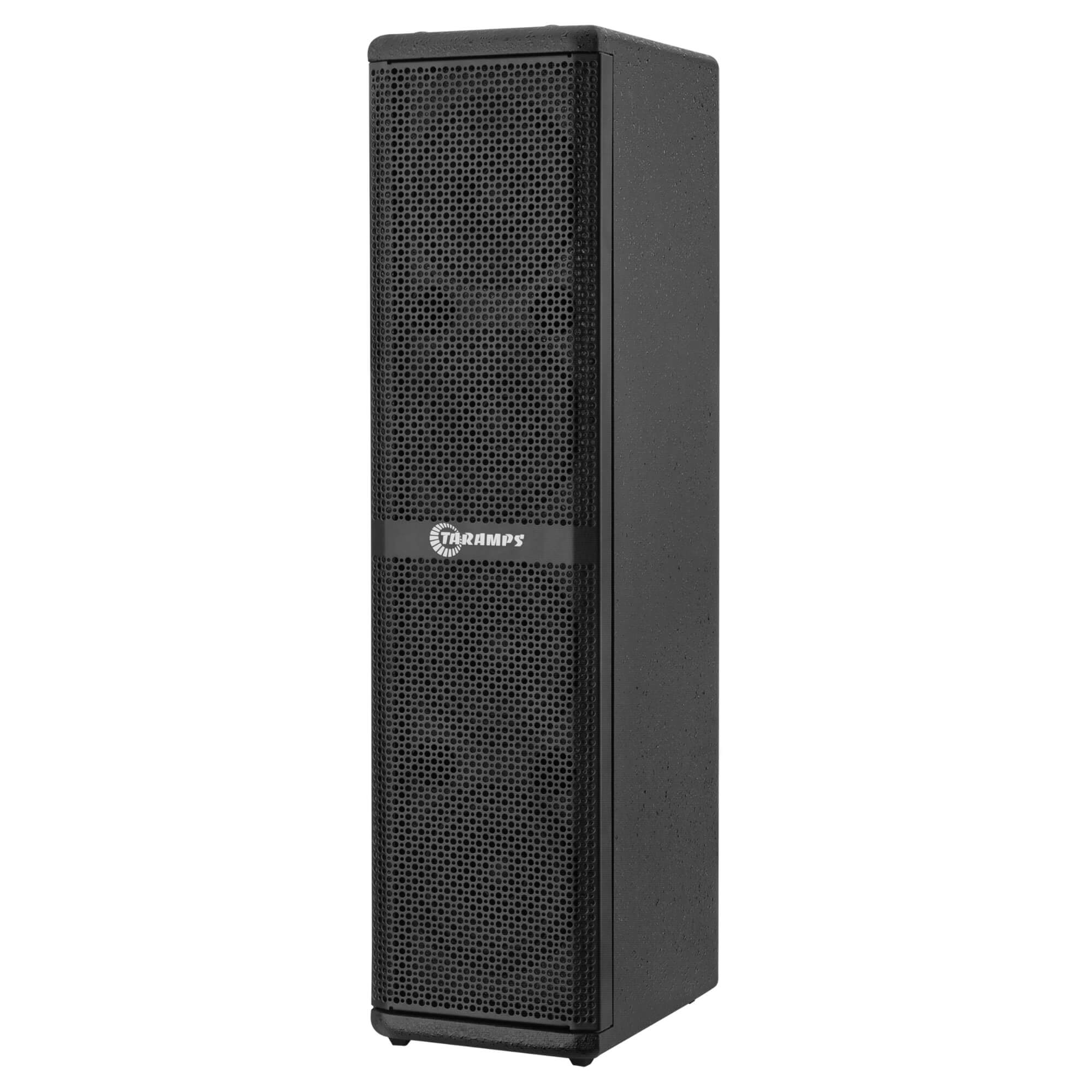 COMP Kit 4 Caixas de Som Passiva Vertical 4" 8 Ohms 200W + Amplificador Receiver 400W RMS Ths-6000