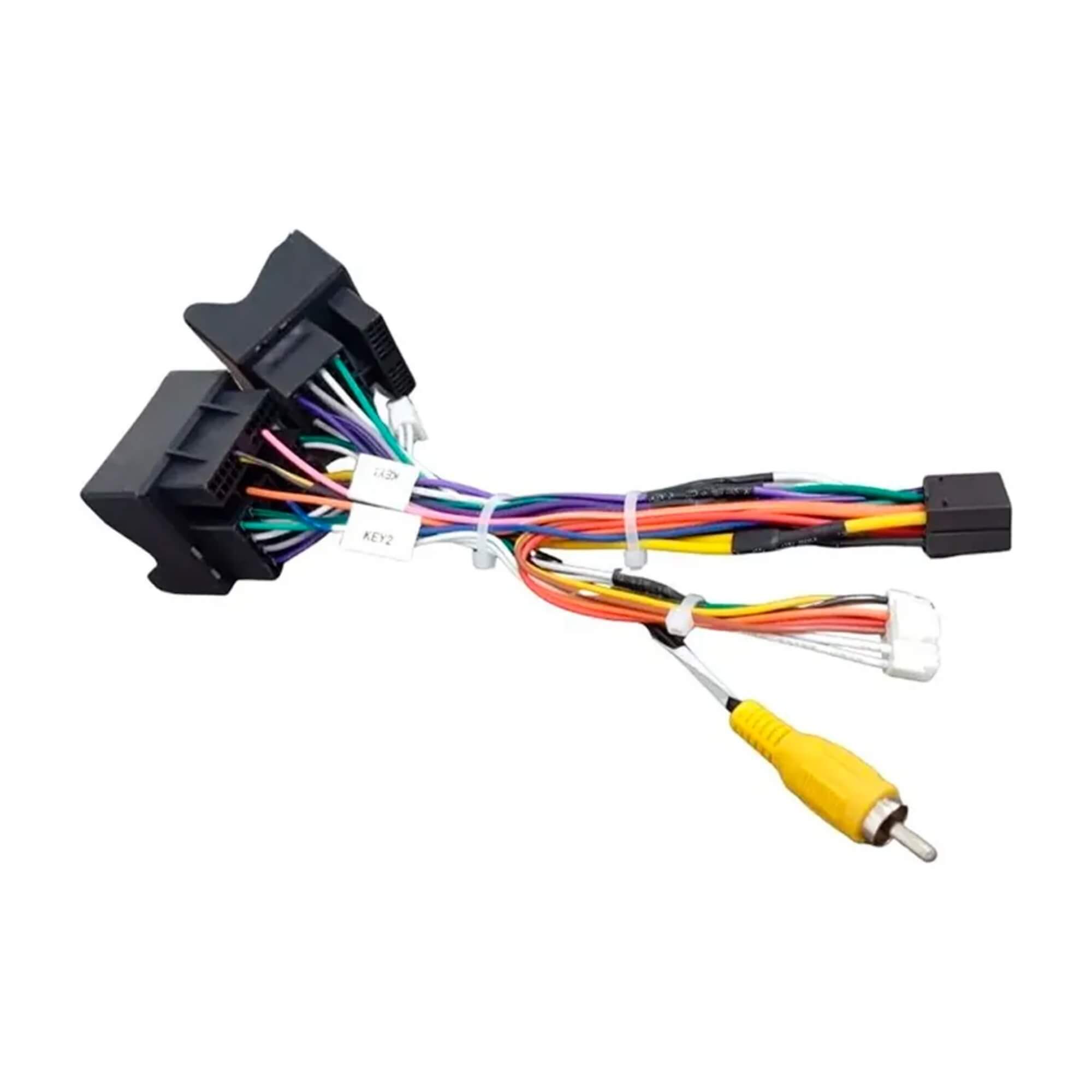 COMP Kit Multimidia T-Cross Quad-core CP Android Tesla HT-9700CA + Moldura + Kit Controle + Câmera