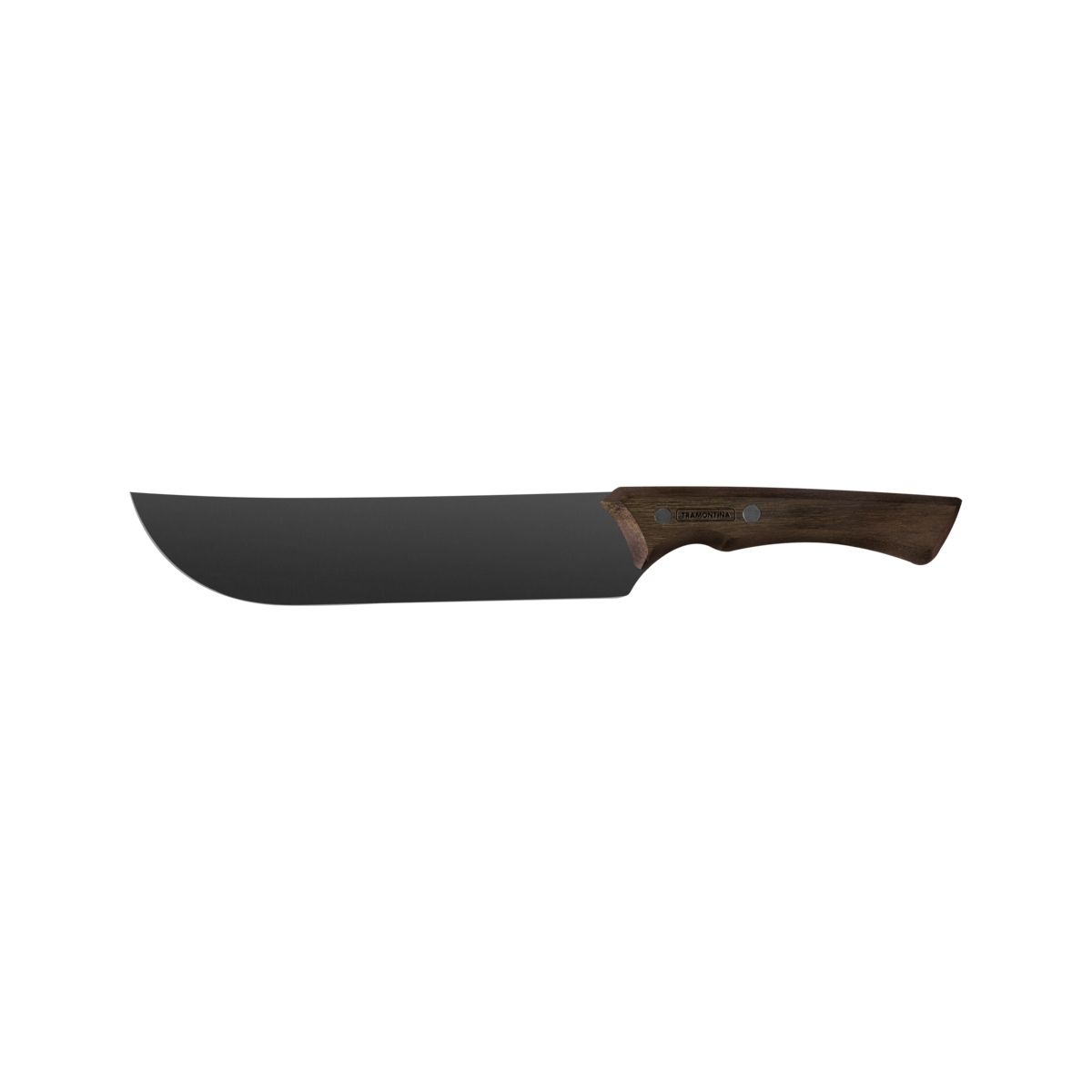 COMP Kit Churrasco: Tábua de Corte Polipropileno + Faca p/ Carne 8" Lâmina Inox e Cabo de Madeira