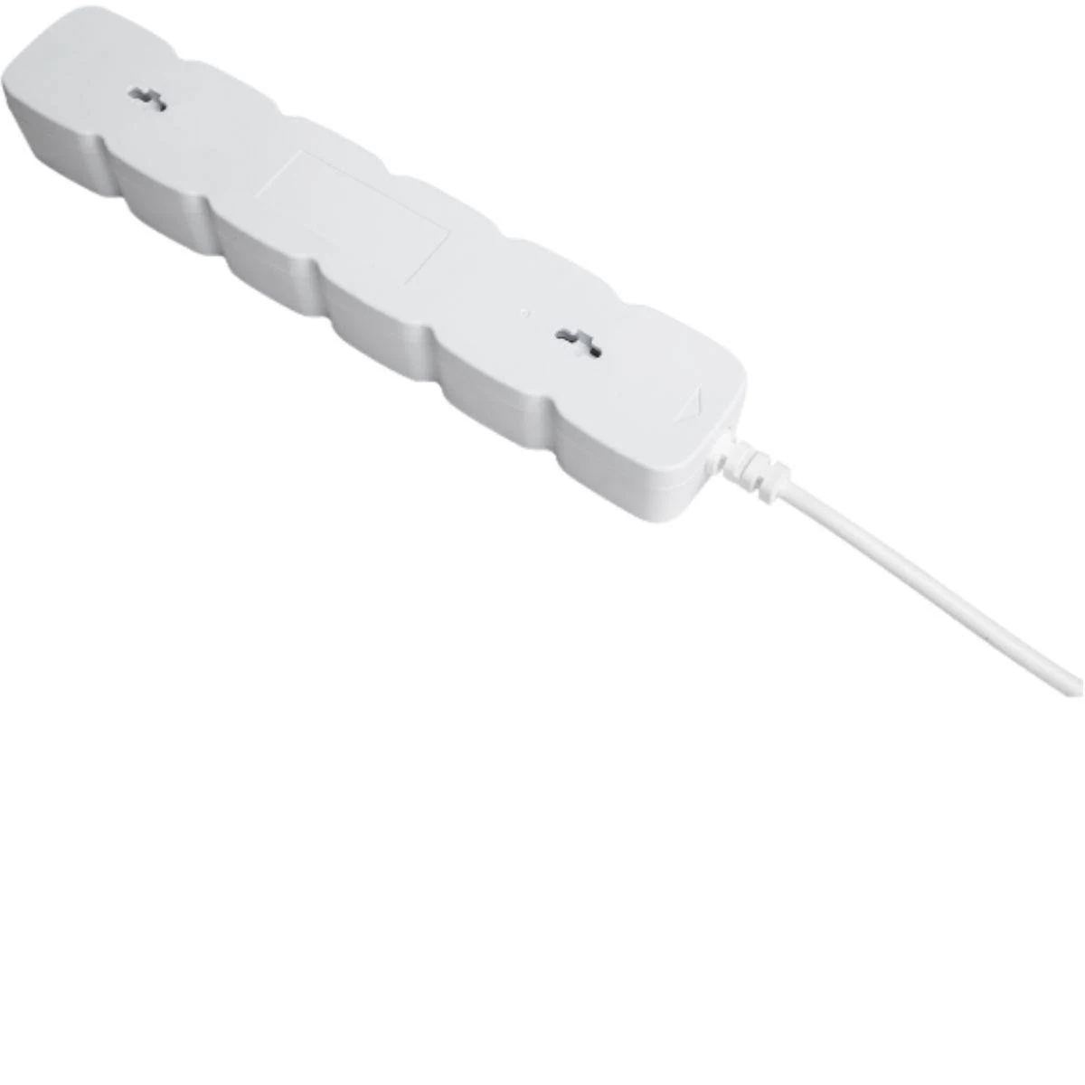 COMP Kit 2 Filtros de linha/Protetores Eletrônicos de 5 Tomadas Cada c/ Varistor Cabo 1M Bivolt Branco