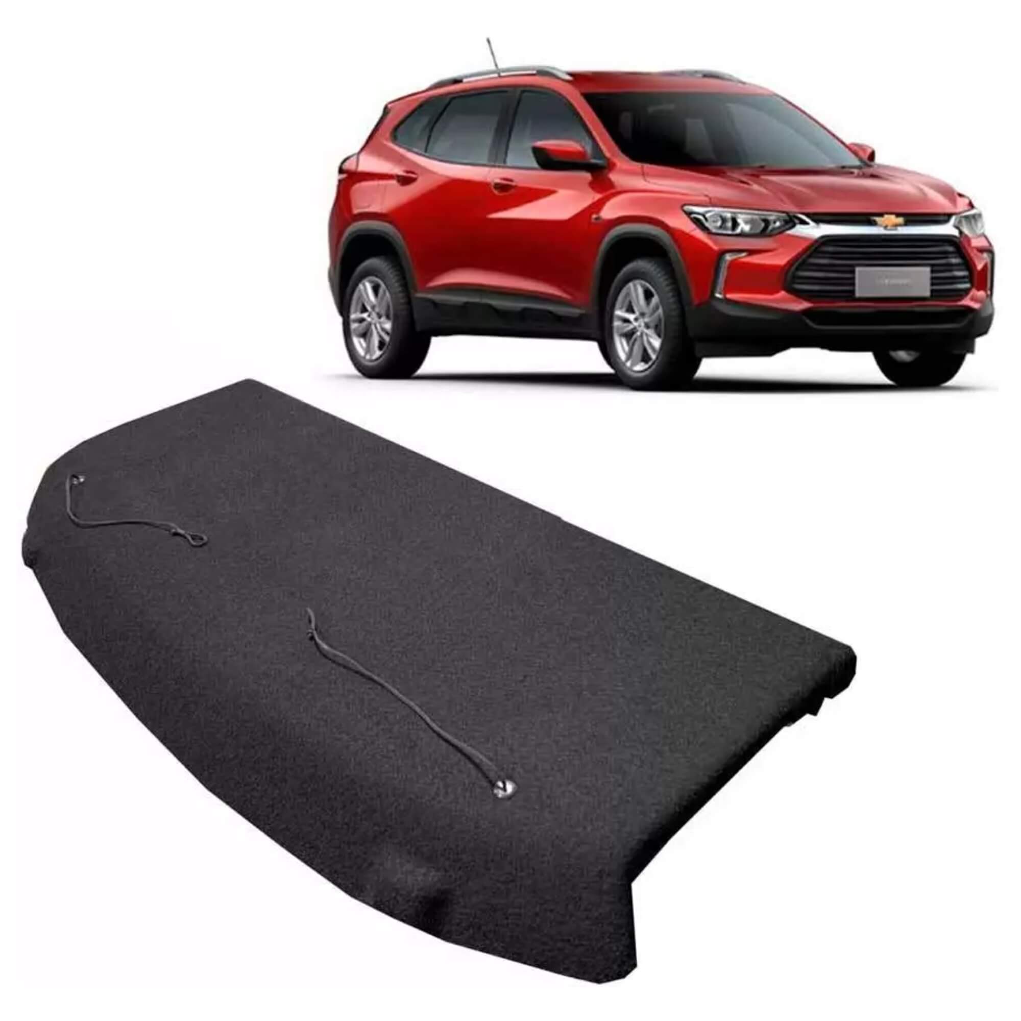 Tampão de Porta Malas Chevrolet Tracker 2020 a 2025 Preto Regency - 000504