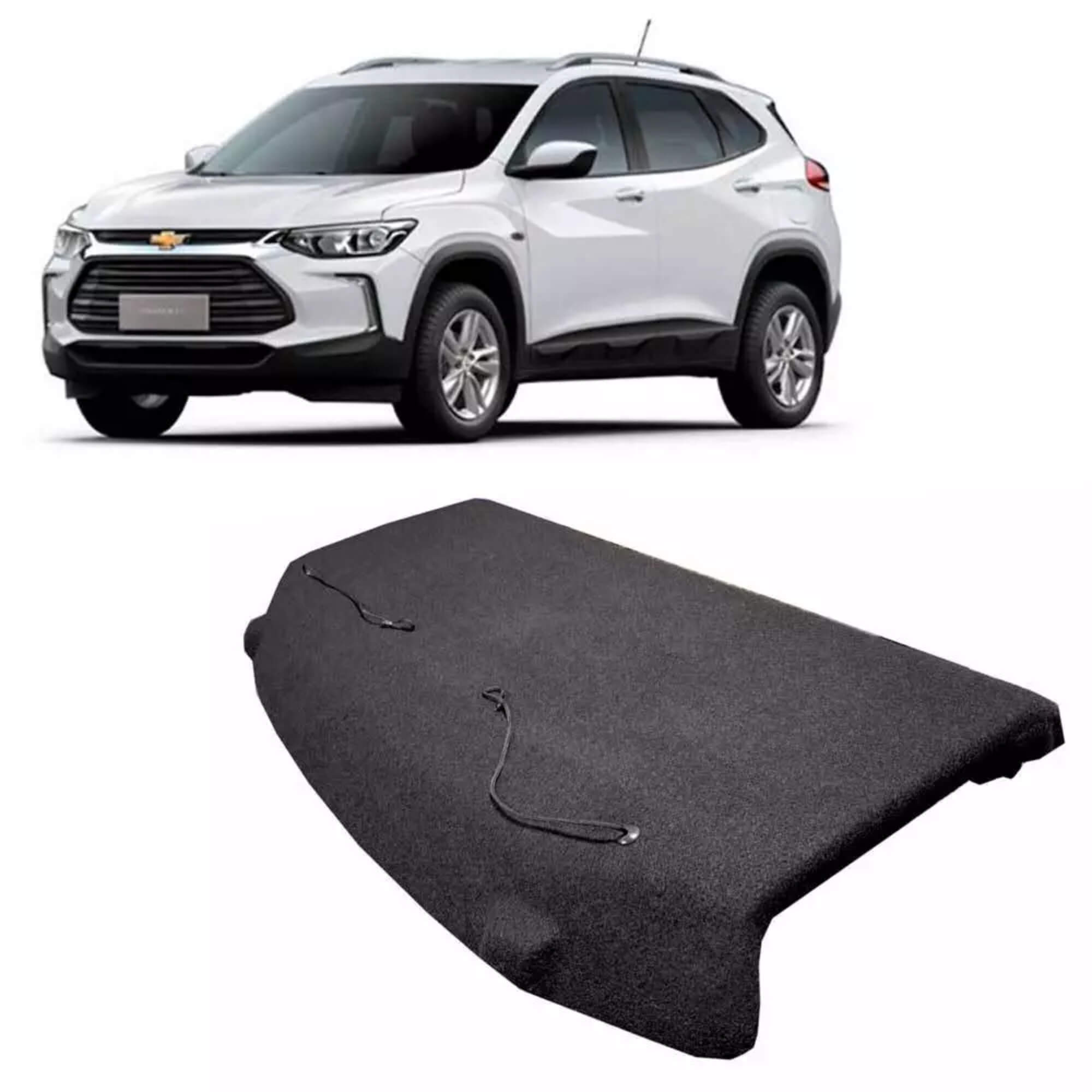 Tampão de Porta Malas Chevrolet Tracker 2020 a 2025 Preto Regency - 000504