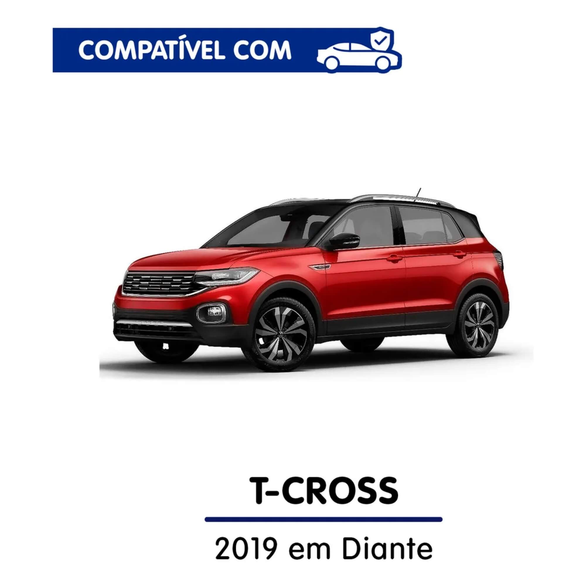 Tampão de Porta Malas Volkswagen T-Cross Cinza Carpete Regency - 000503