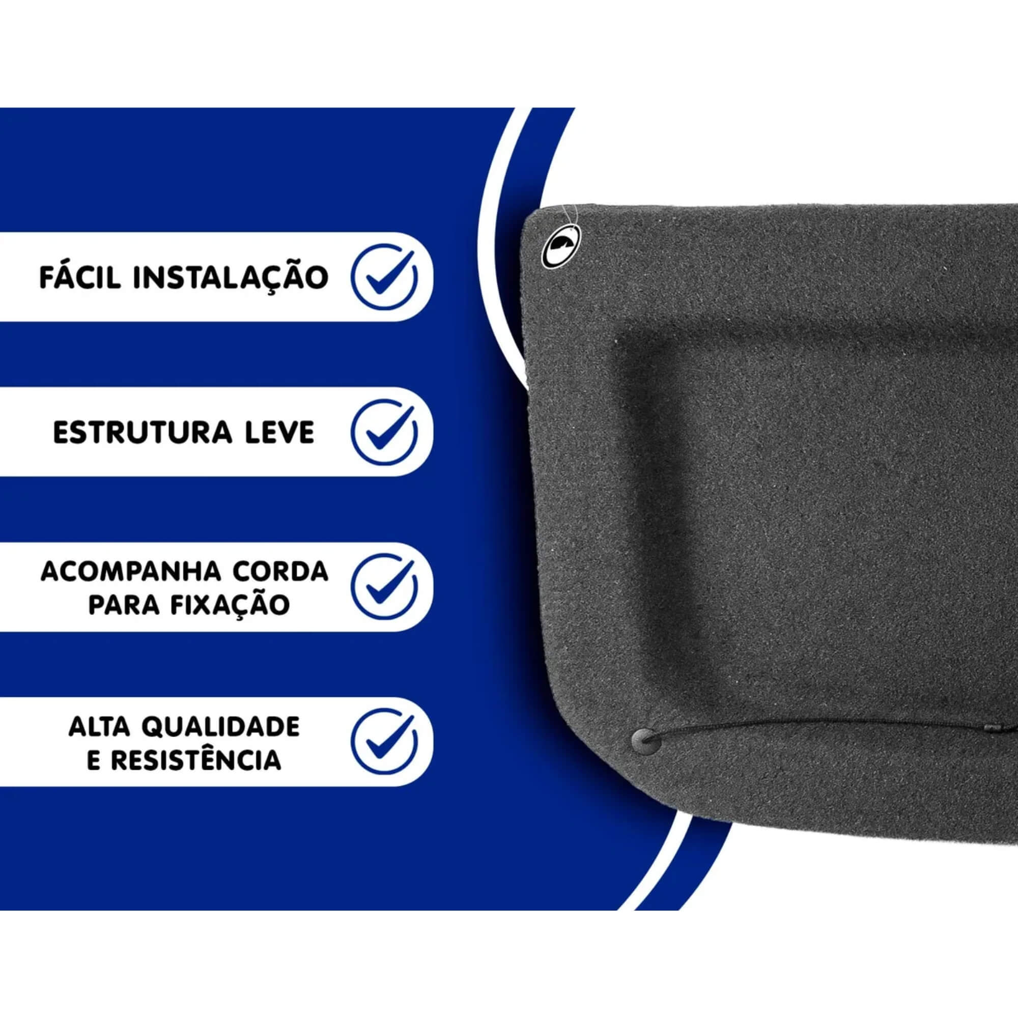 Tampão de Porta Malas Volkswagen T-Cross Cinza Carpete Regency - 000503