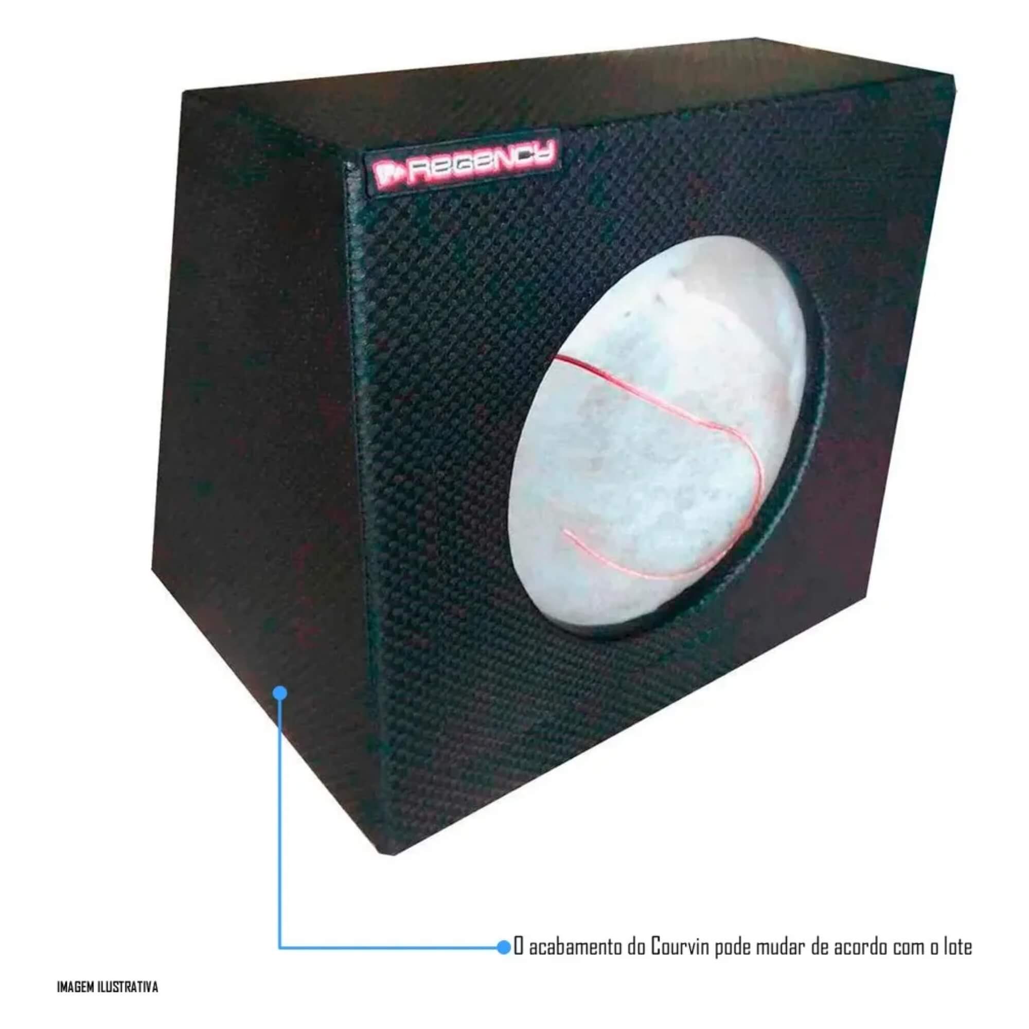 Caixa 1 Subwoofer 10” de 21 Litros Selada Regency - 000013