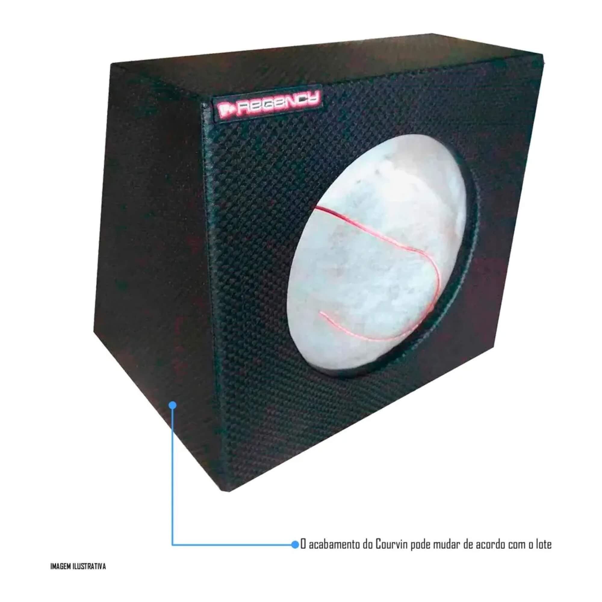 Caixa 1 Subwoofer 12” de 30 Litros Selada Regency - 000019