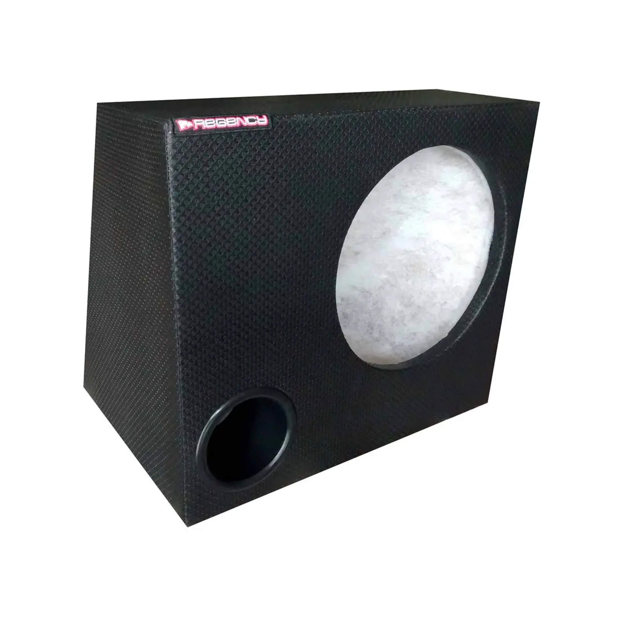 Caixa 1 Subwoofer 12” de 50 Litros com 1 Duto de 4” Frontal Regency - 000245