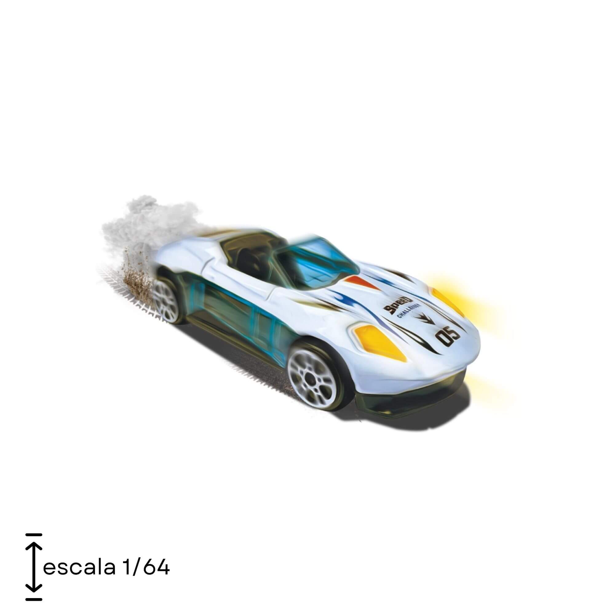 COMP Kit Brinquedo Infantil 50 Unidades de Express Wheels Carrinhos Die Cast Sortidos 1/64