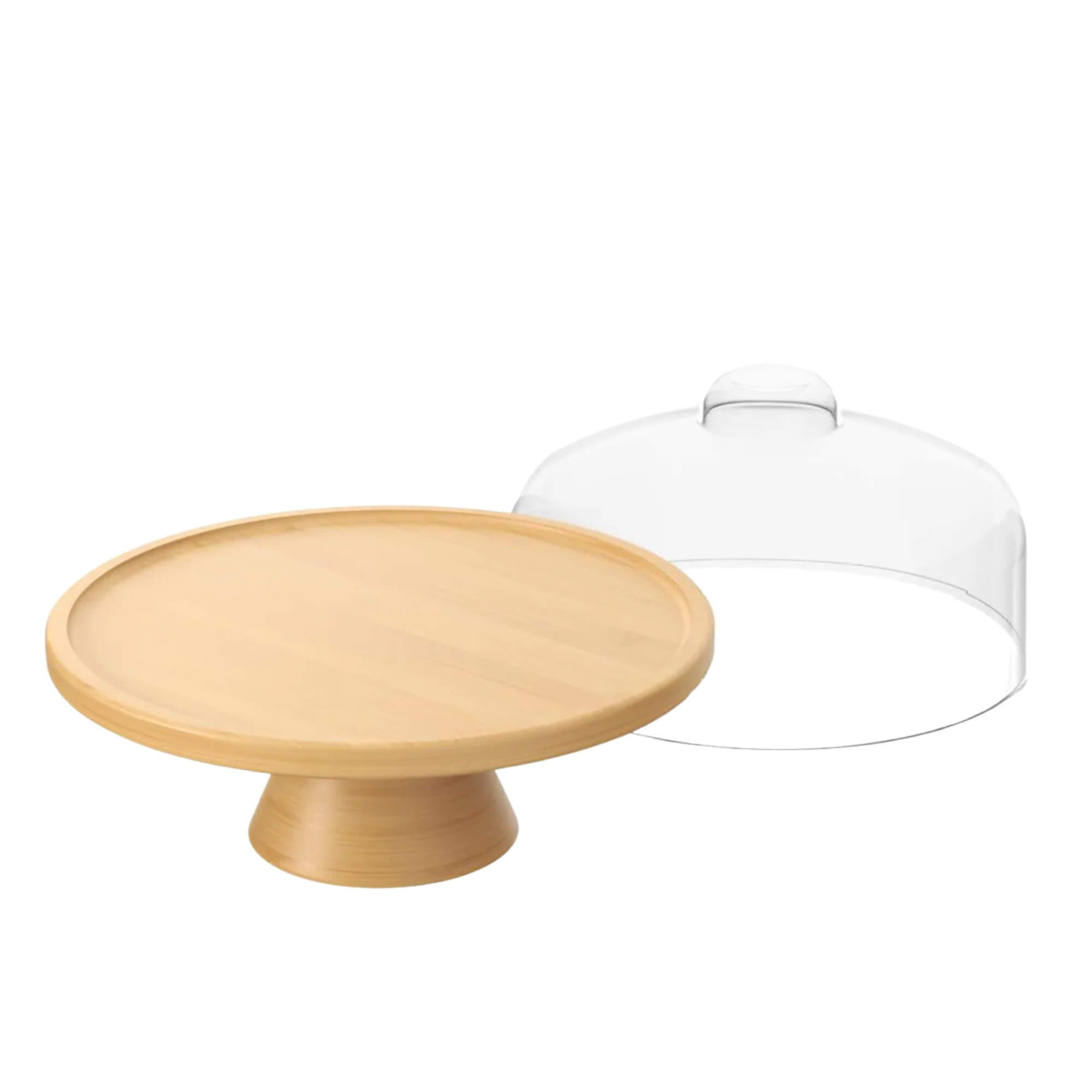 Boleira em Bambu com Cúpula Coza Brisa Ø26,5 cm Brinox - 40653/3009