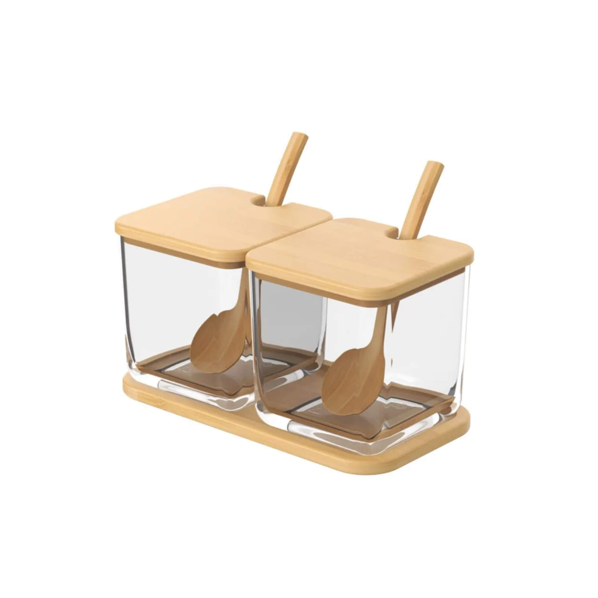 Porta Condimentos Duplo em Bambu Coza Brisa Brinox - 40657/3009