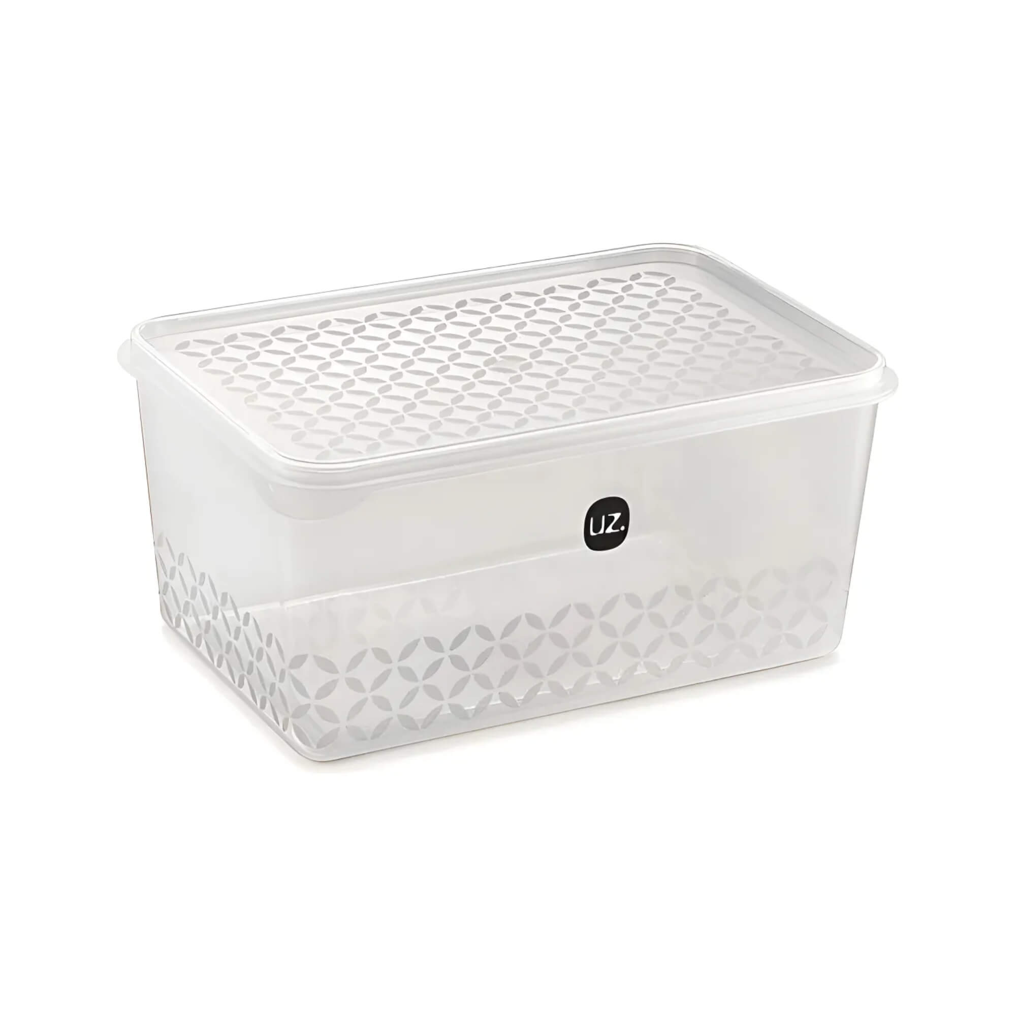 Pote Multiuso 3L Transparente de Plástico UZ Utilidades - UZ398-TR