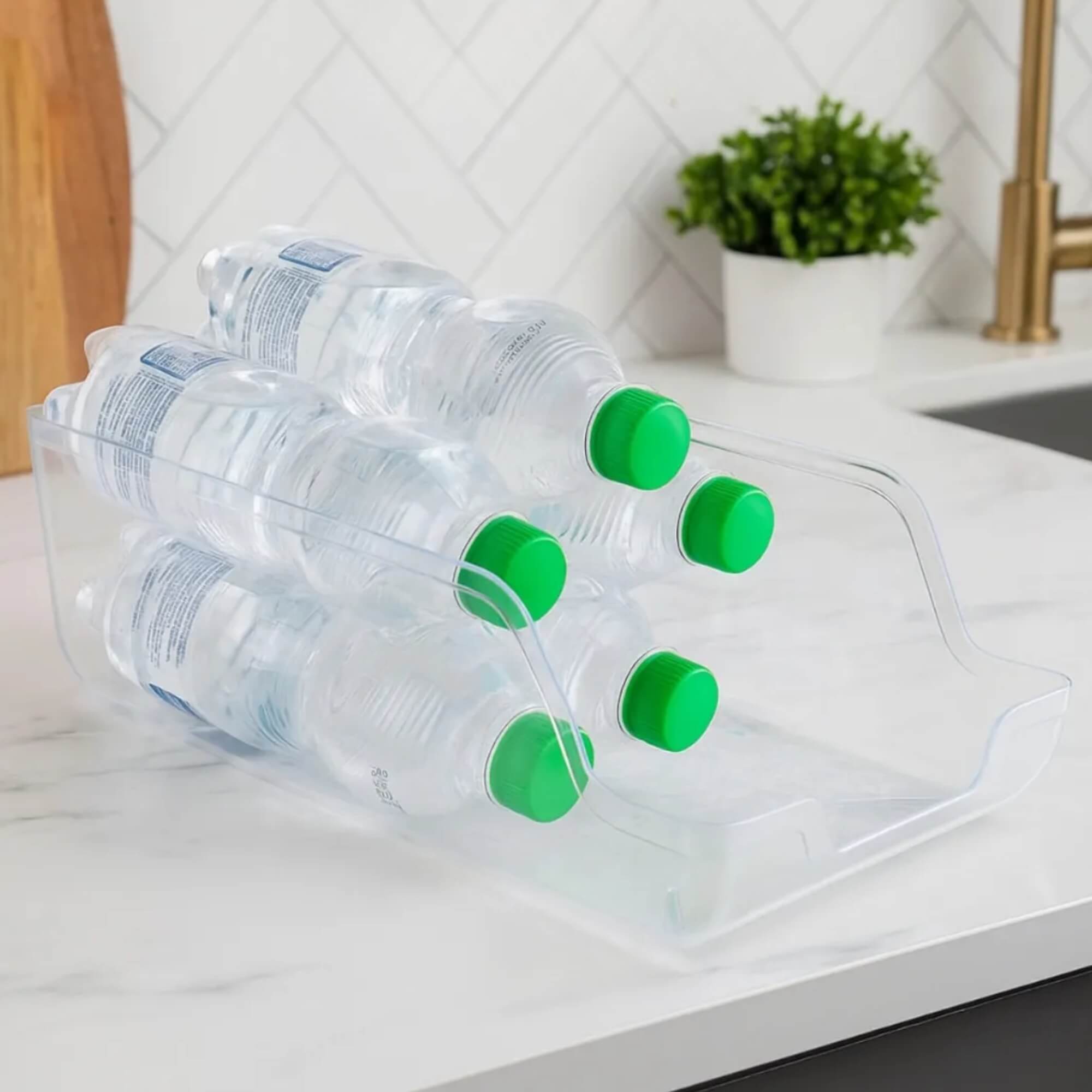 Porta Latas Transparente de Plástico 10 à 12 Latas UZ Utilidades - UZ423-TR