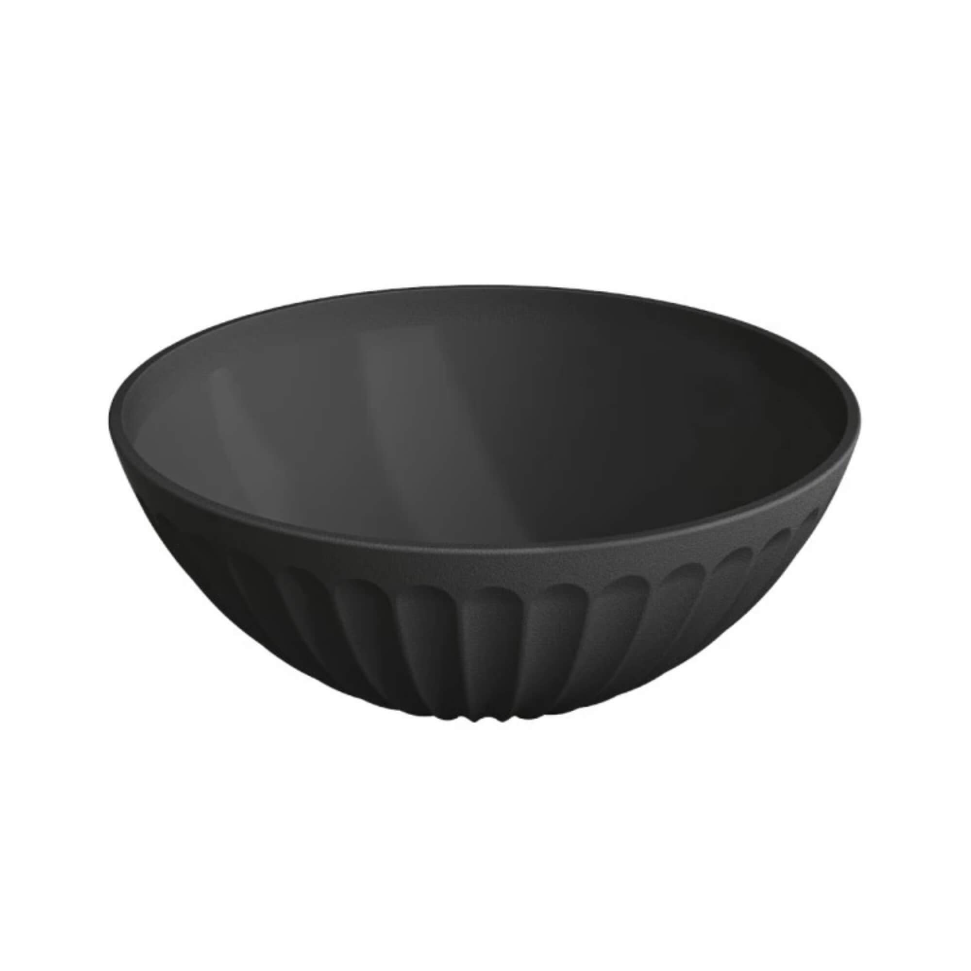 Saladeira de Plástico 1,5 Litros Preto 20x8,5cm UZ Utilidades - UZ455-PR