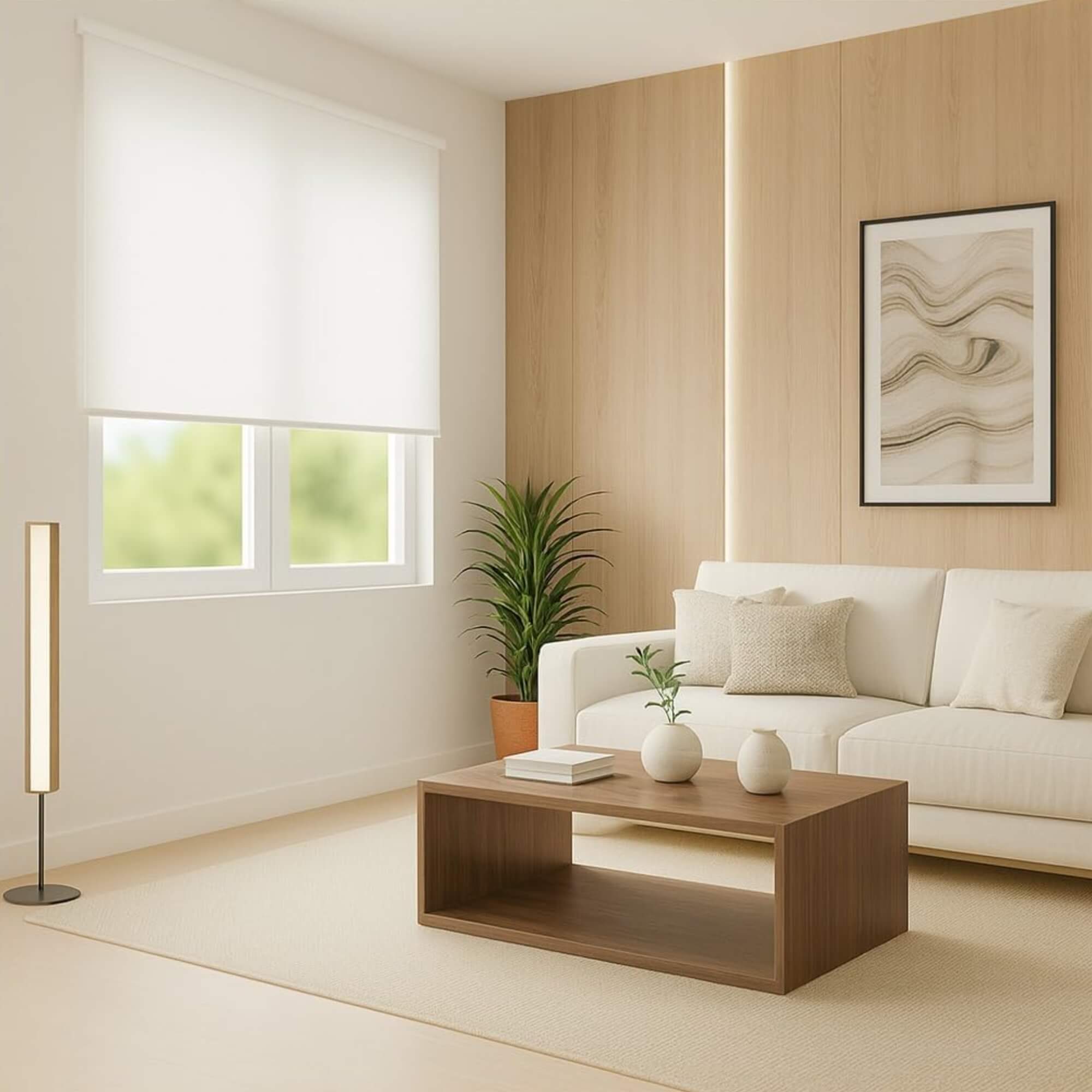 Persiana Bloom Corta Luz Off White 140x160cm Conthey Evolux - N2306148