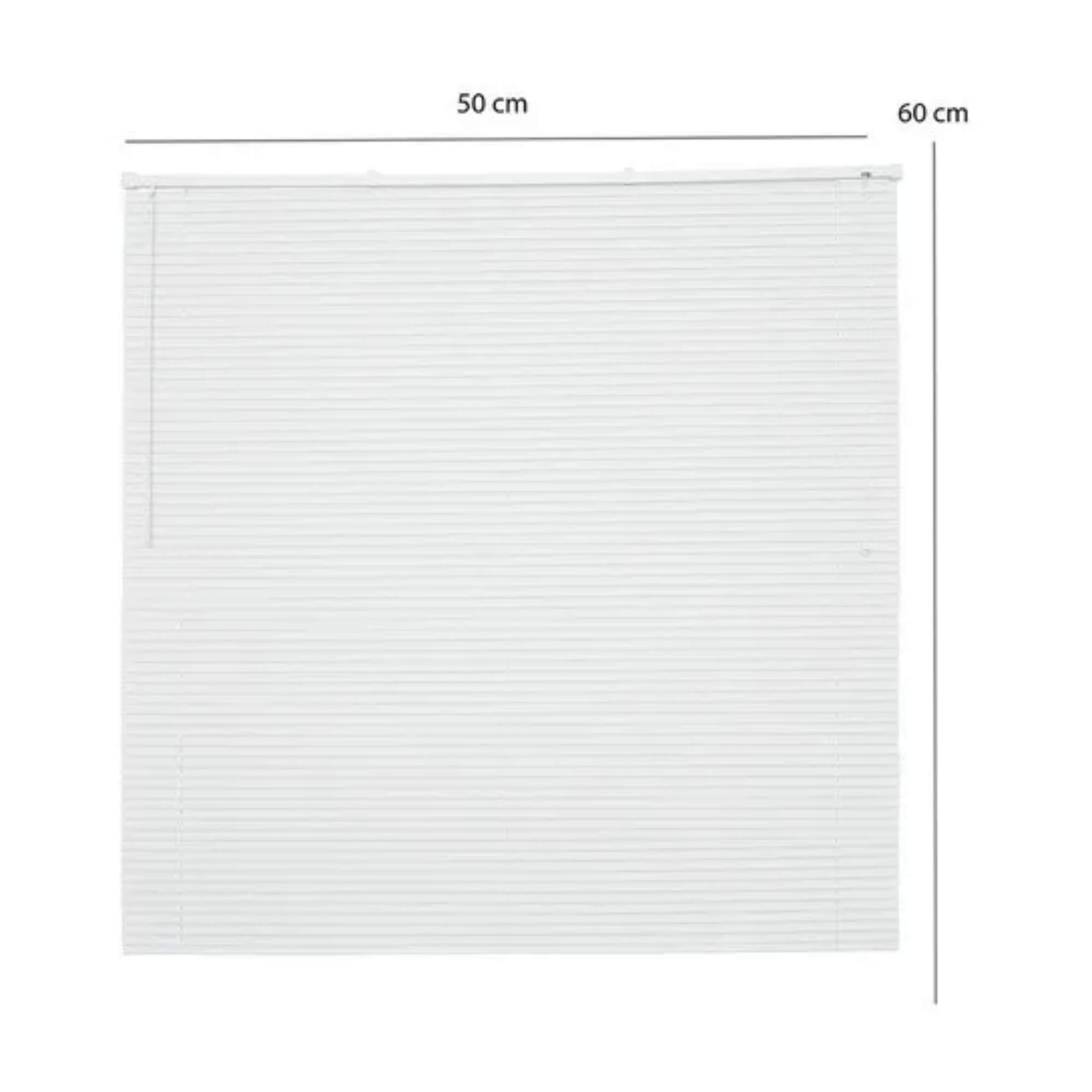 Persiana Horizontal PVC Premier 25mm 50x60cm cor Branca Conthey Evolux - D113177A