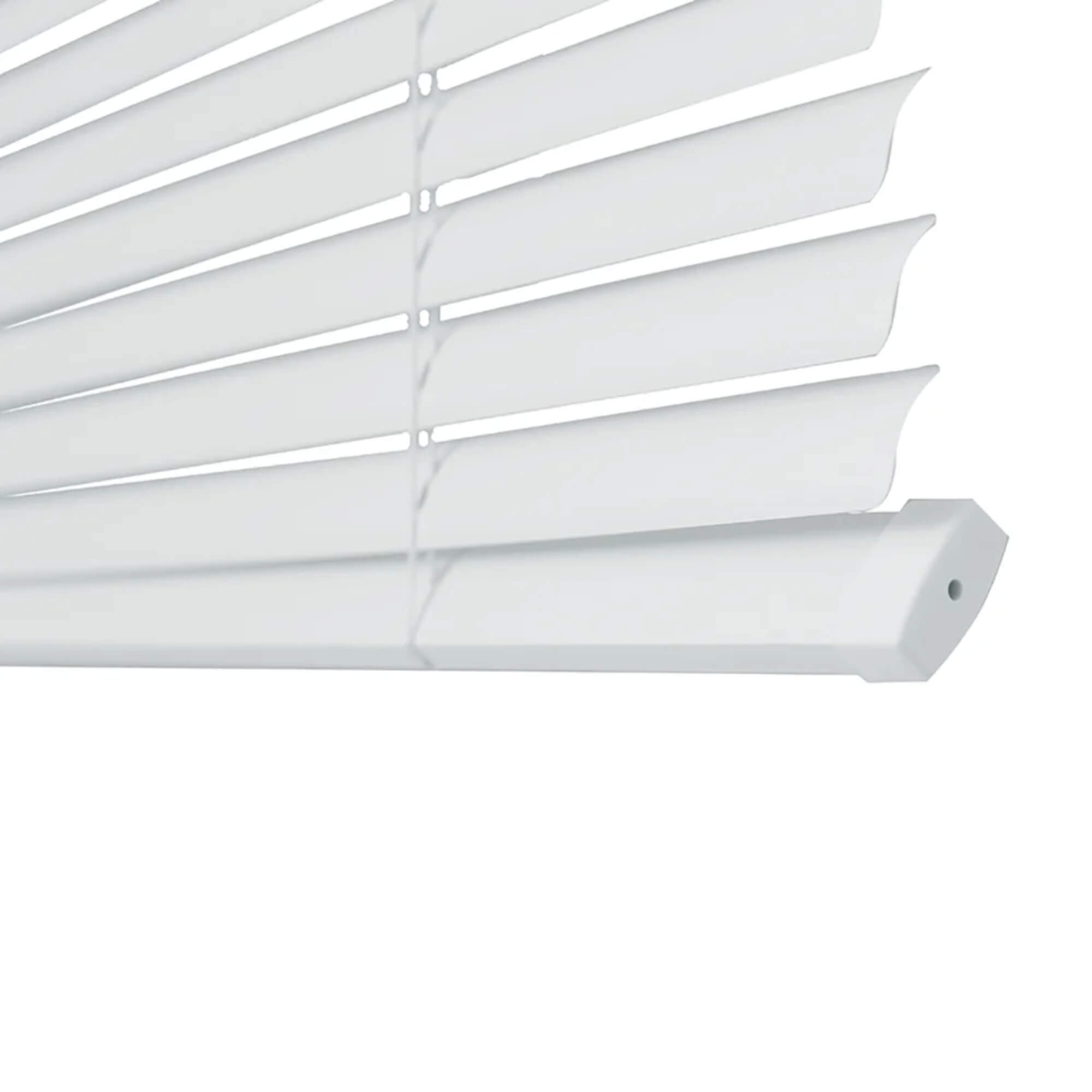 Persiana Horizontal PVC Premier 25mm 50x60cm cor Branca Conthey Evolux - D113177A