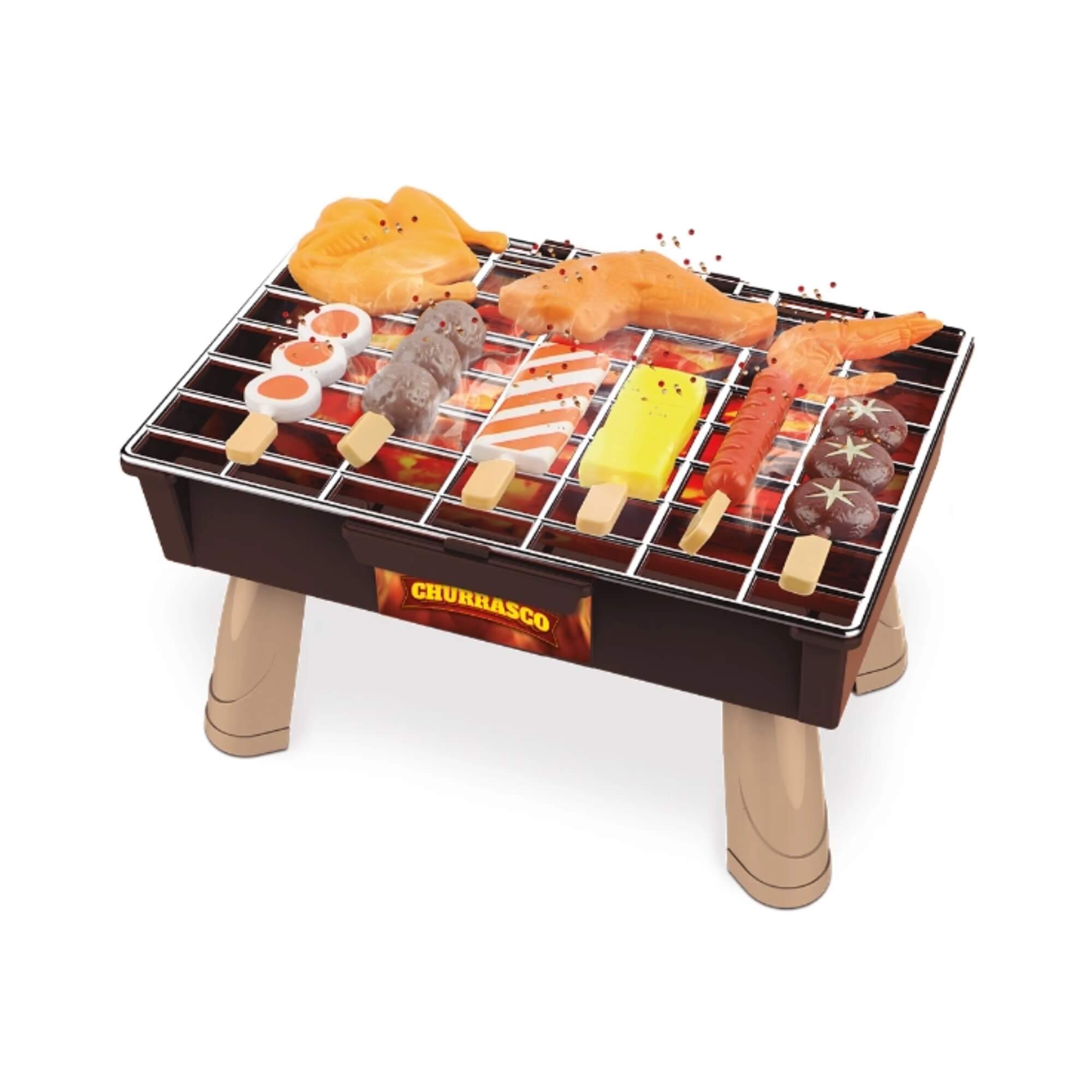 Brinquedo Kit Churrasco com Acessórios +3 Anos Pais e Filhos - 793303