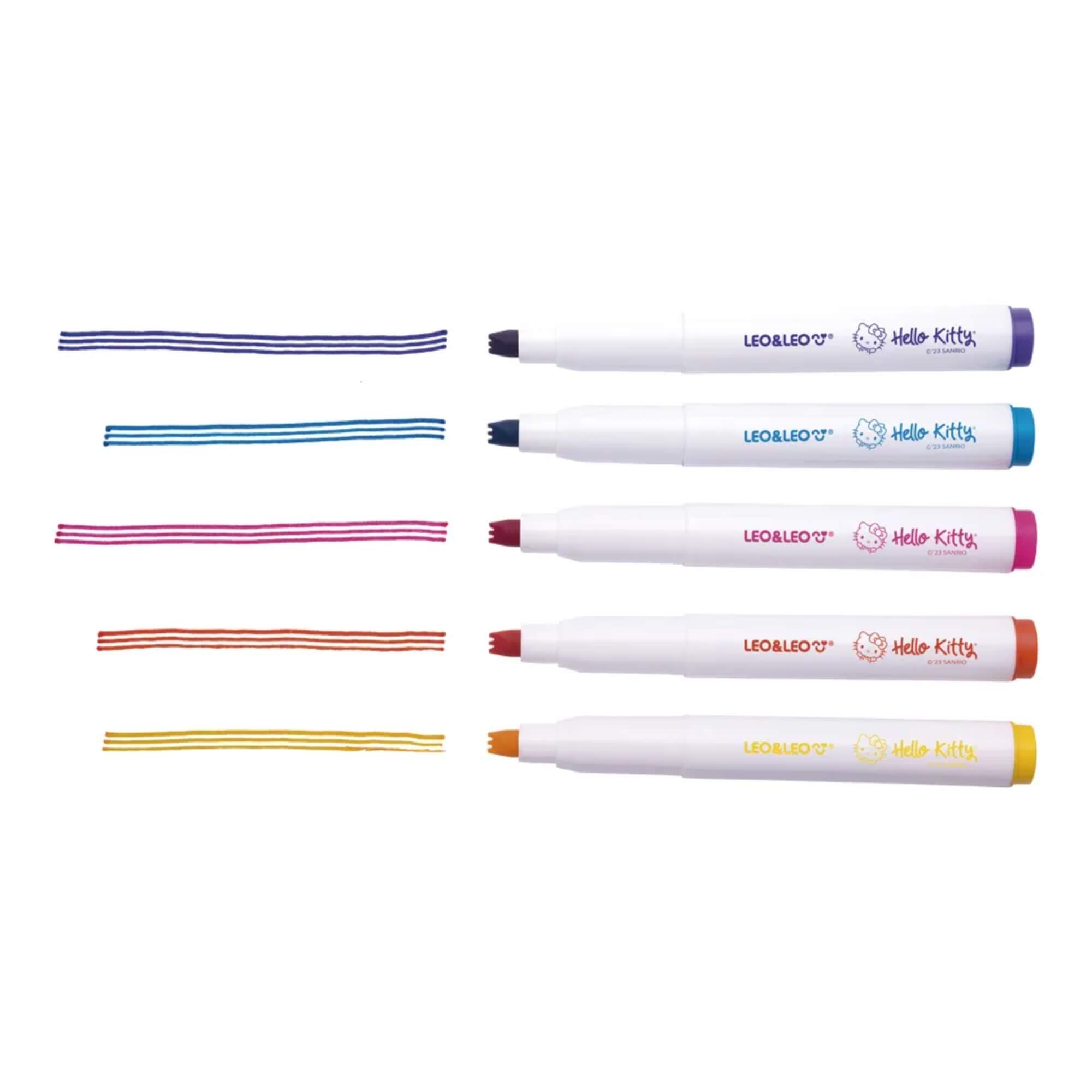 COMP Kit Volta às Aulas com Hello Kitty: Material Escolar para Escrita e Colorir