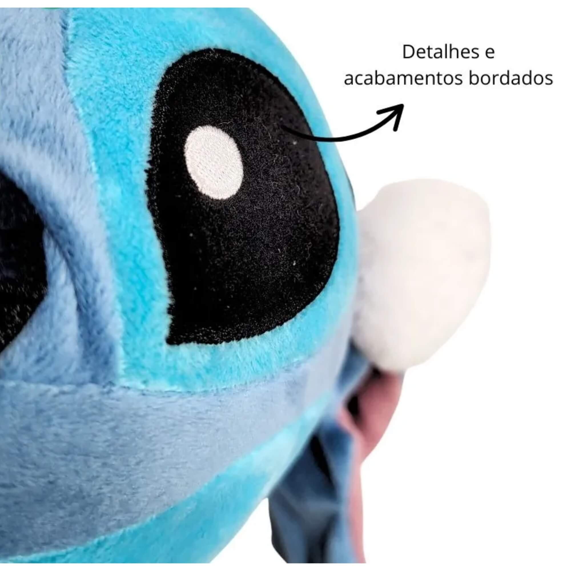 Pelúcia Disney Stitch Sleep com Mecanismo de Respiração Multikids - BR2431
