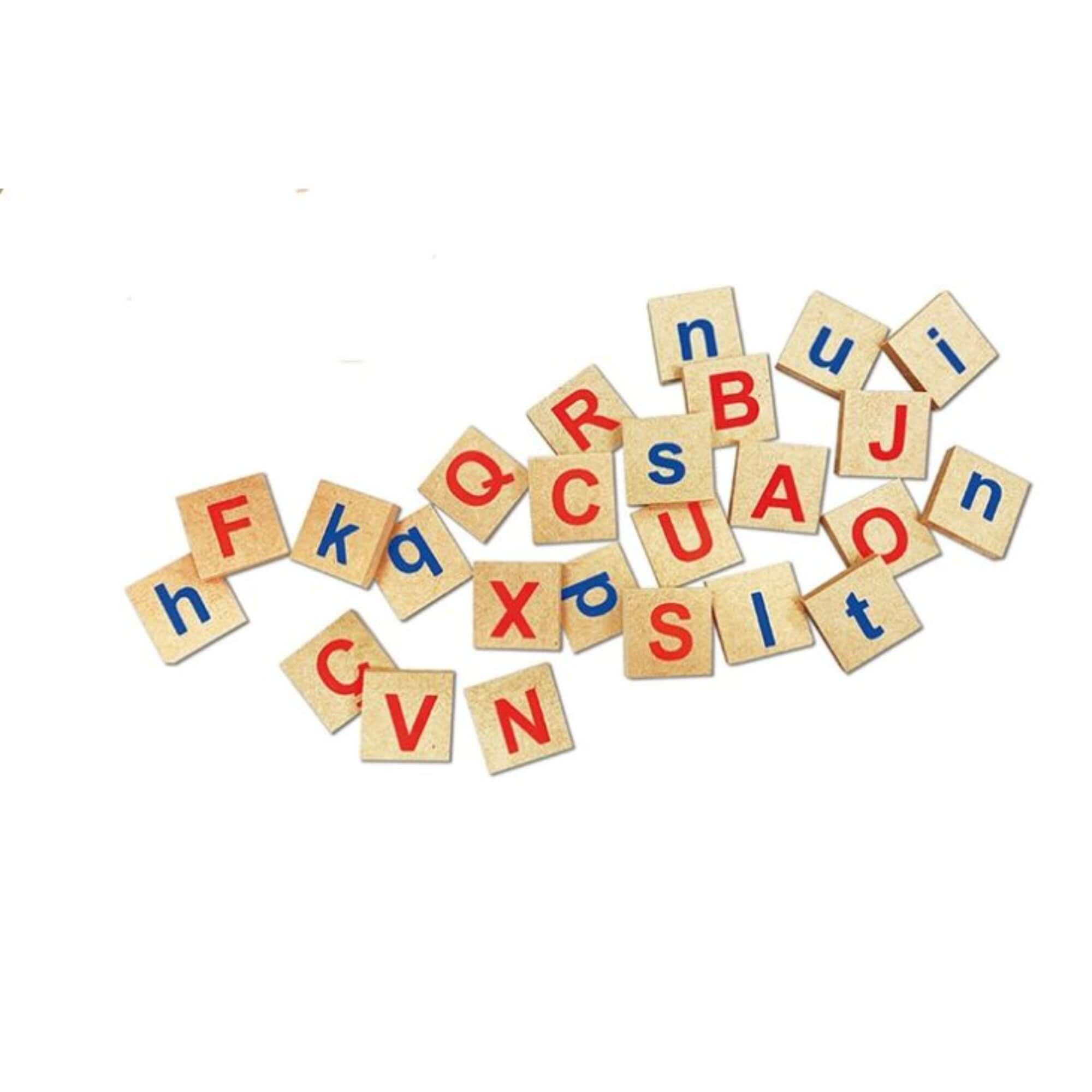 Jogo ABCD Letras Maiúsculas e Minúsculas 144 Peças +4 Anos Xalingo - 52643