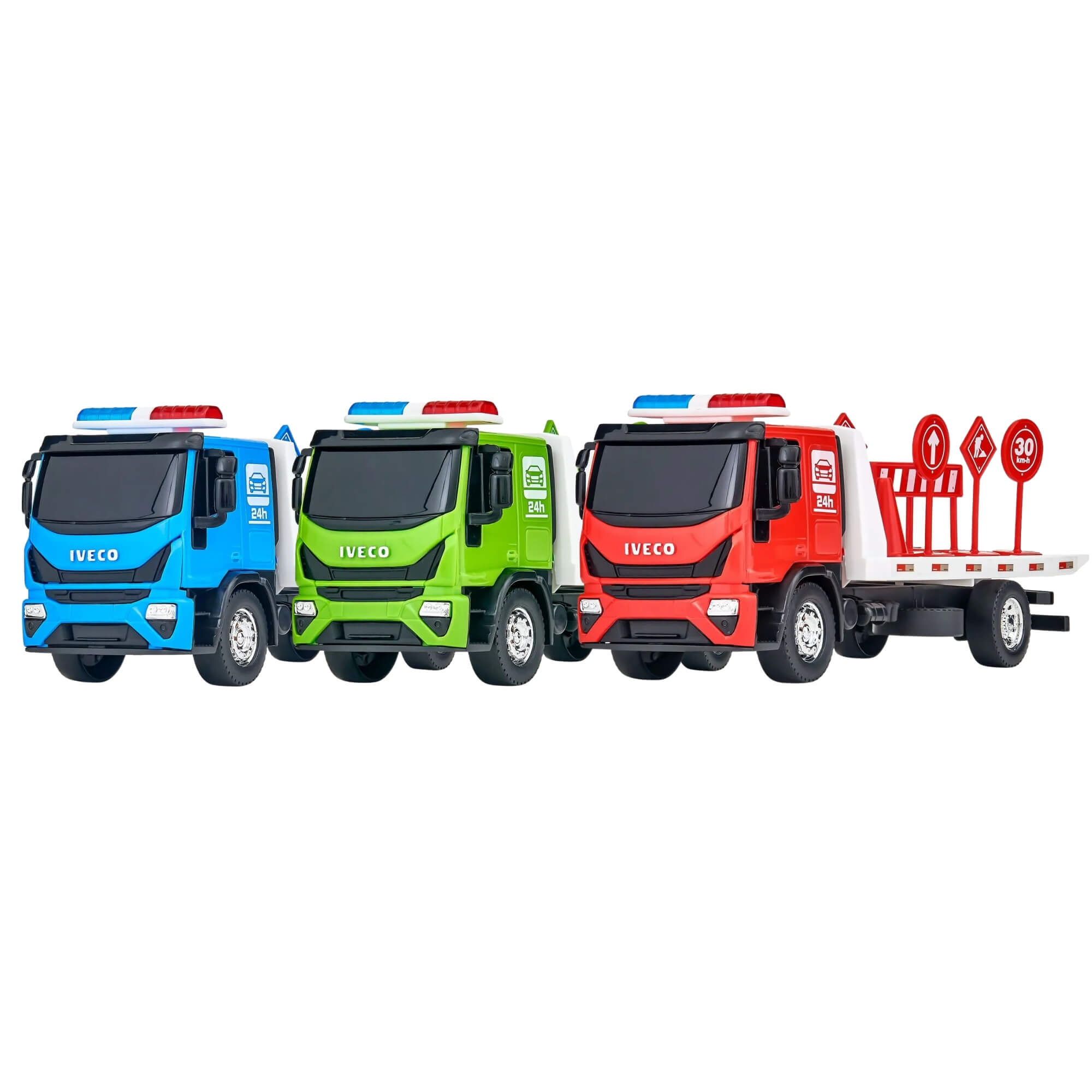 Brinquedo Miniatura Iveco Tector Guincho Plataforma 667 Usual Brinquedos - 667