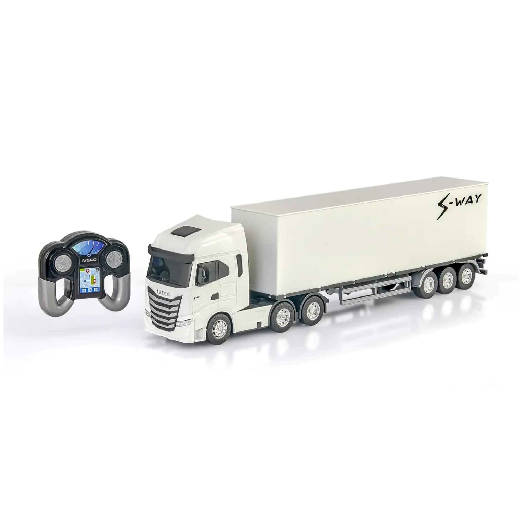 Brinquedo Caminhão Mini Iveco Bau S-Way Controle Remoto Sortido e Unitário Usual Brinquedos - 698