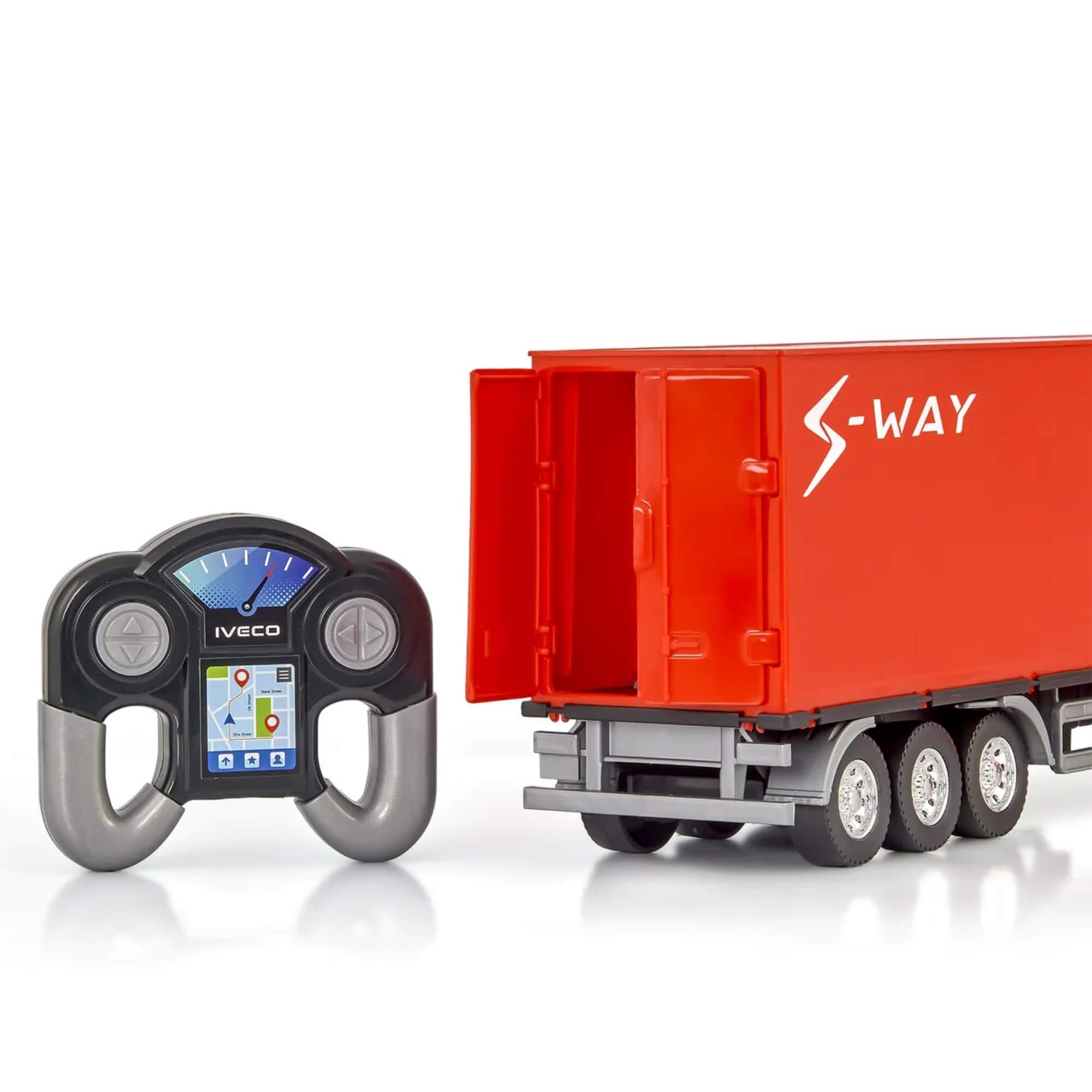Brinquedo Caminhão Mini Iveco Bau S-Way Controle Remoto Sortido e Unitário Usual Brinquedos - 698