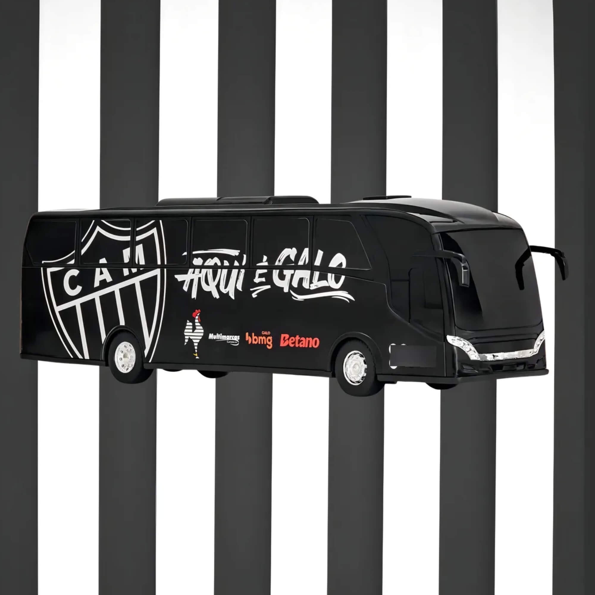 Brinquedo Ônibus Miniatura Atlético Mineiro Réplica Galo Usual Brinquedos - 700