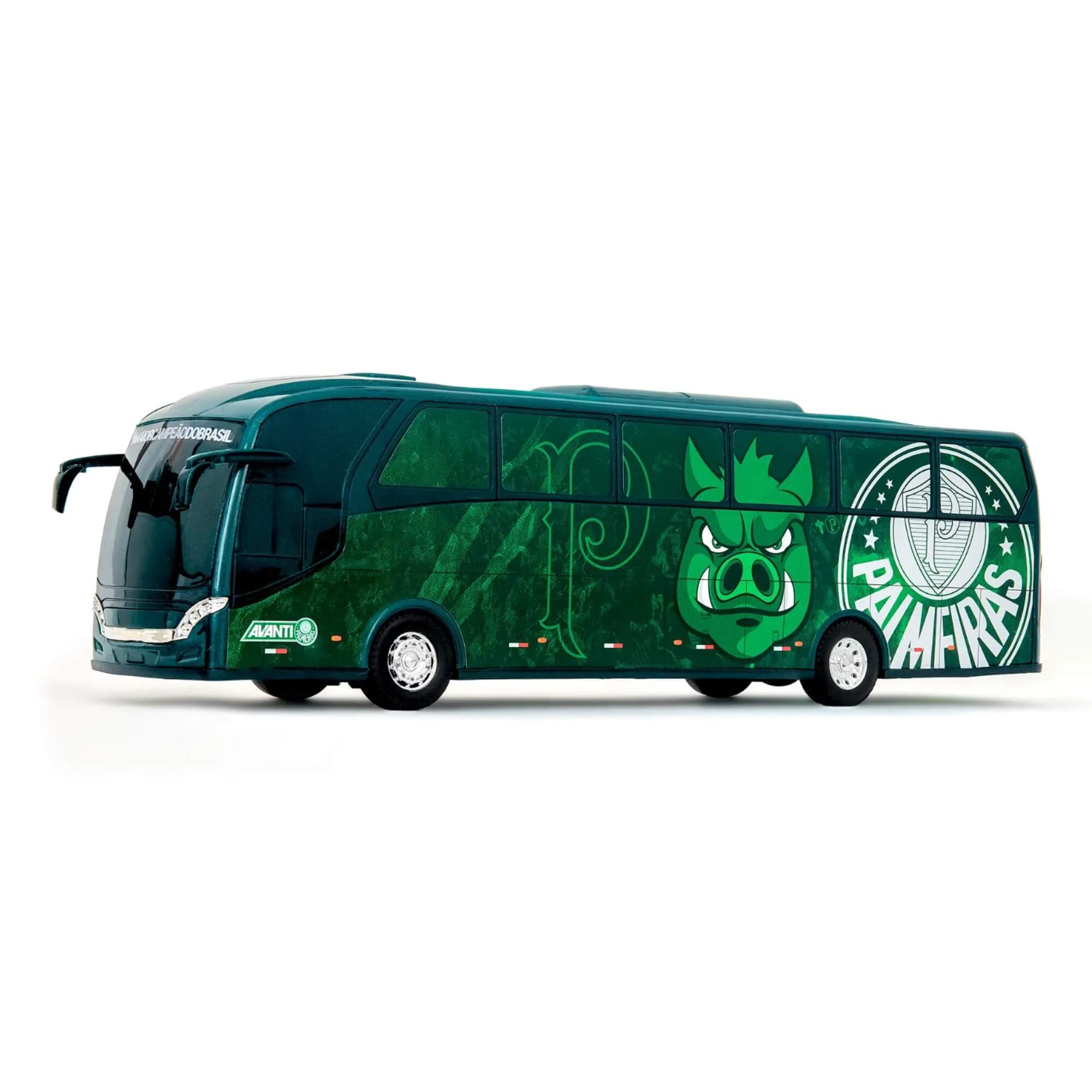 Brinquedo Ônibus Miniatura Palmeiras Réplica Verdão Usual Brinquedos - 701