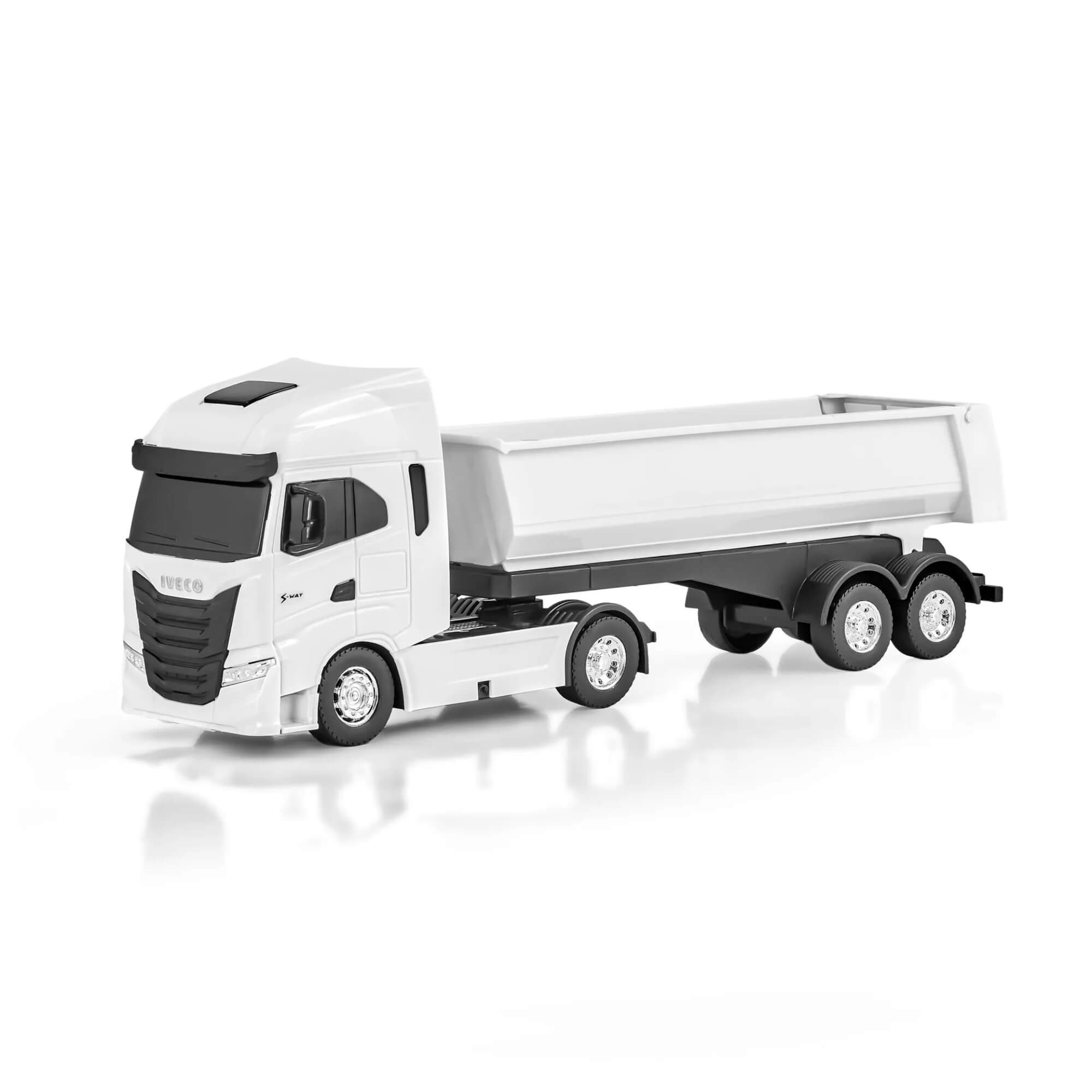 Brinquedo Caminhão Miniatura Iveco S-Way Toco Basculante Sortido e Unitário Usual Brinquedos - 756