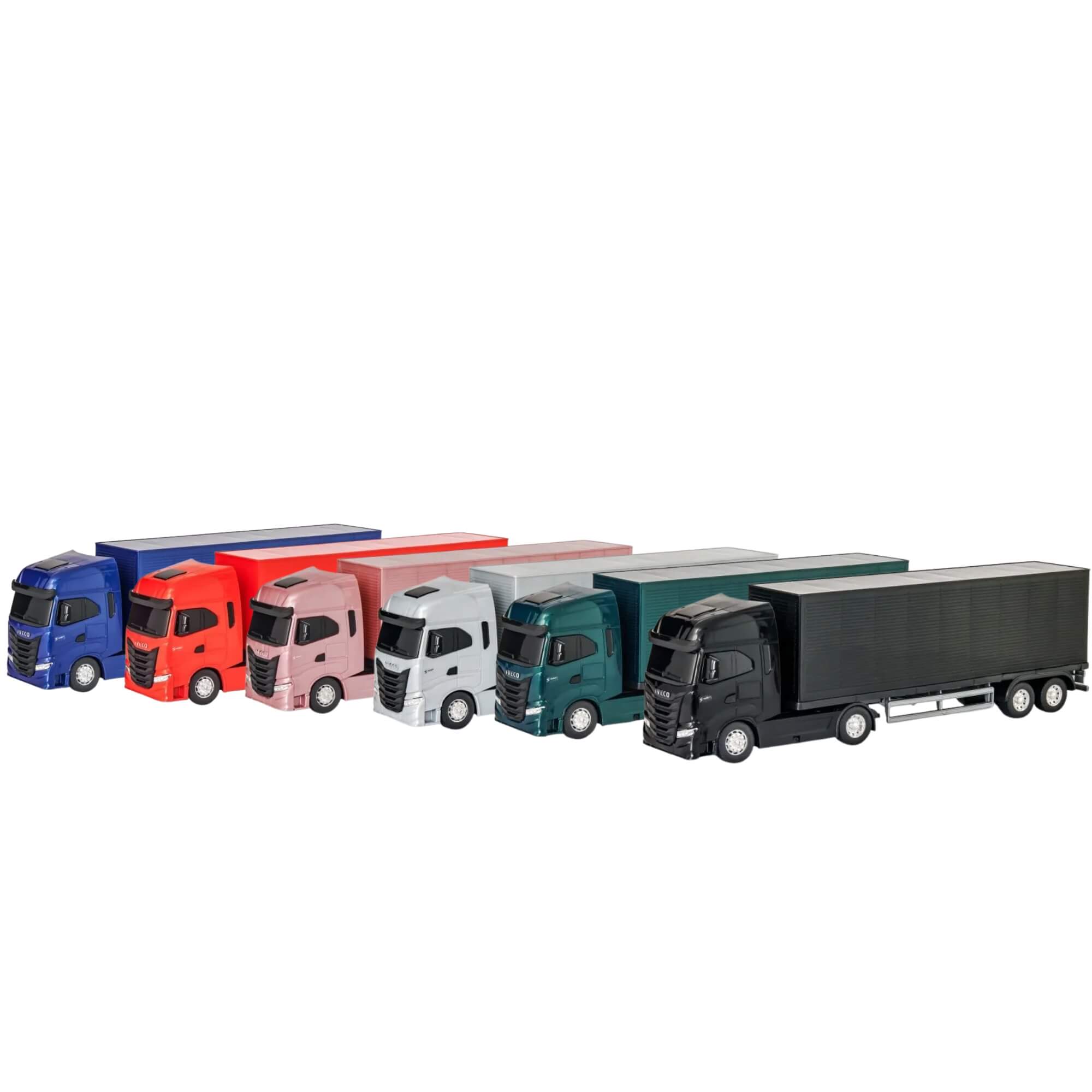 Brinquedo Caminhão Miniatura Iveco S-Way Toco Baú Carreta Sortido Unitário Usual Brinquedos - 758
