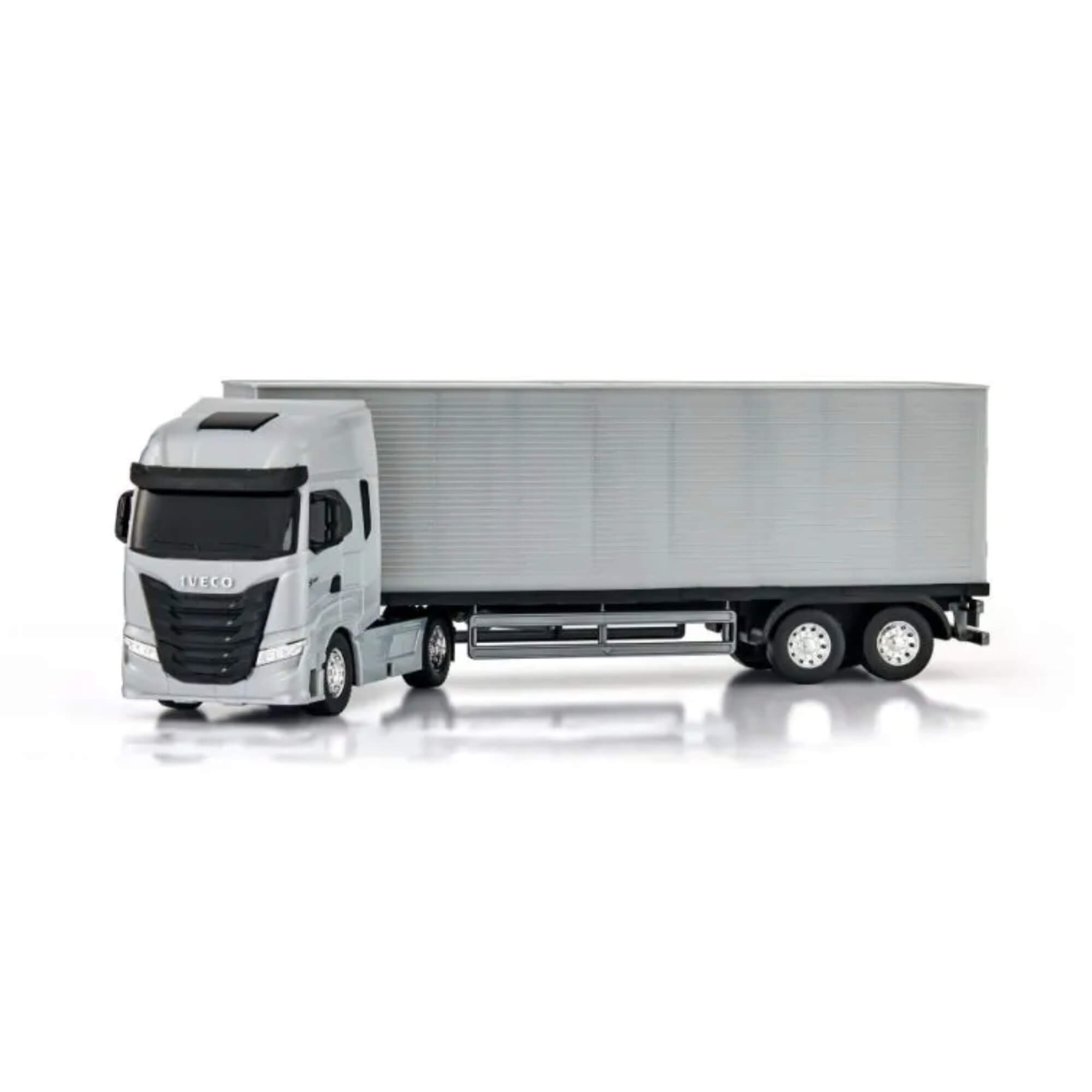 Brinquedo Caminhão Miniatura Iveco S-Way Toco Baú Carreta Sortido Unitário Usual Brinquedos - 758