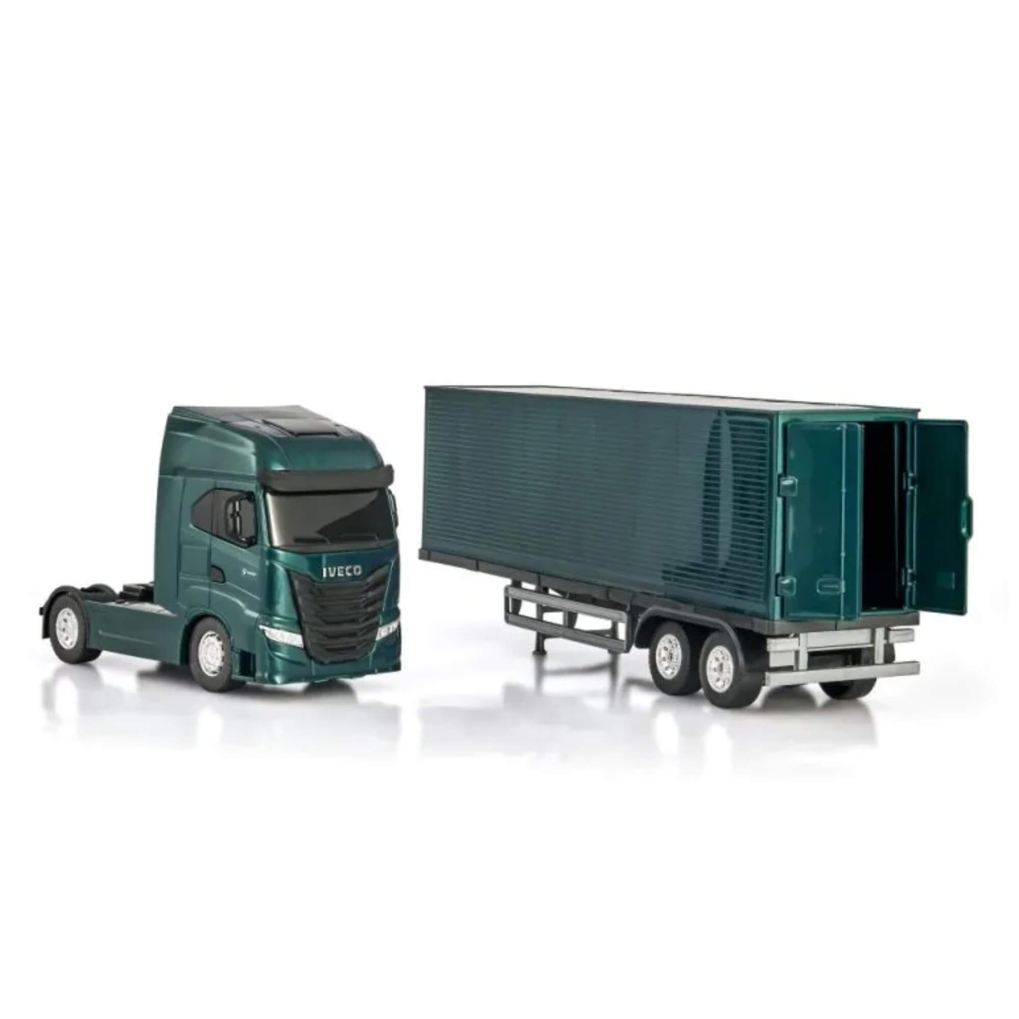 Brinquedo Caminhão Miniatura Iveco S-Way Toco Baú Carreta Sortido Unitário Usual Brinquedos - 758