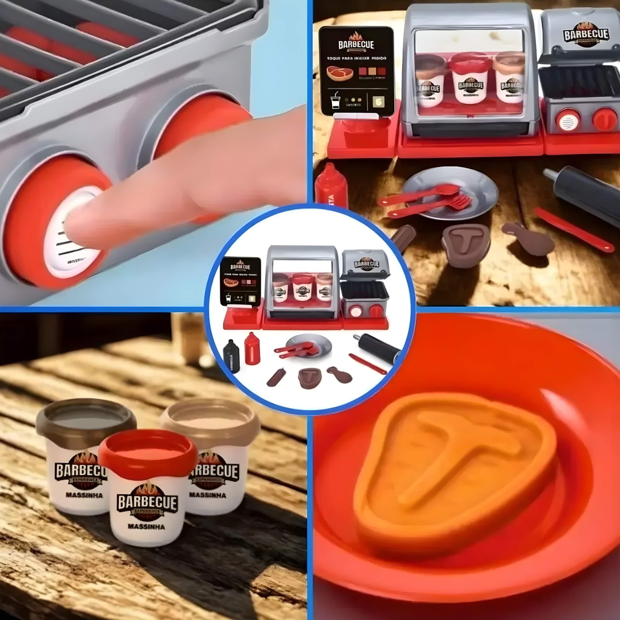 Brinquedo Churrascaria Kit Master Geração Chef Jr. (Cores Sortidas) Usual Brinquedos - 845