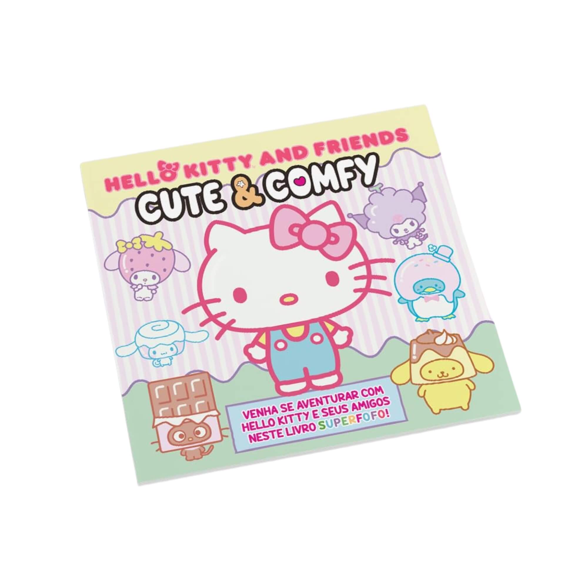 Livro de Colorir Infantil Hello Kitty and Friends - Cute & Comfy Editora On Line - 9786561265249