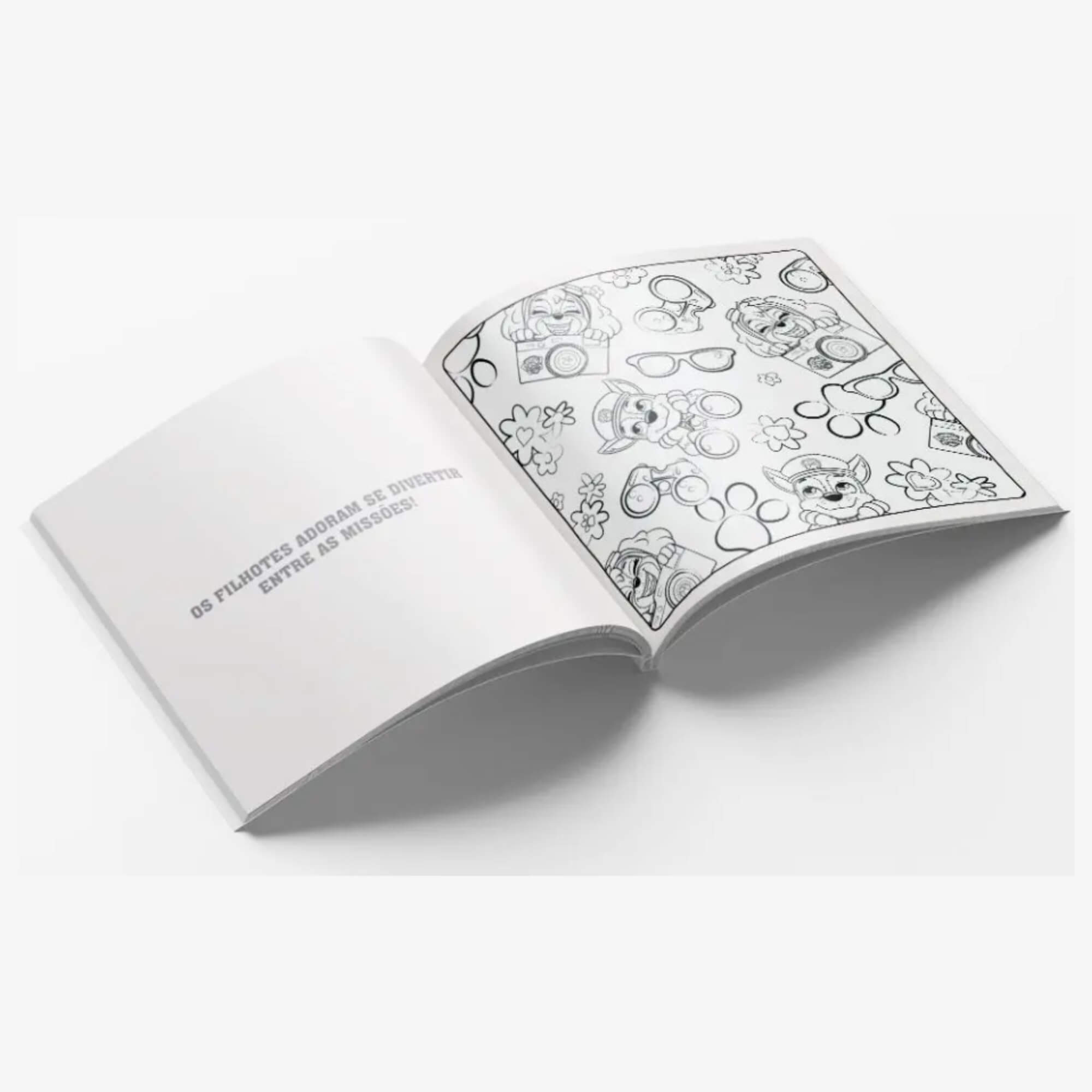 Livro de Colorir para Crianças Patrulha Canina Cute & Comfy Editora On Line - 9786561265225