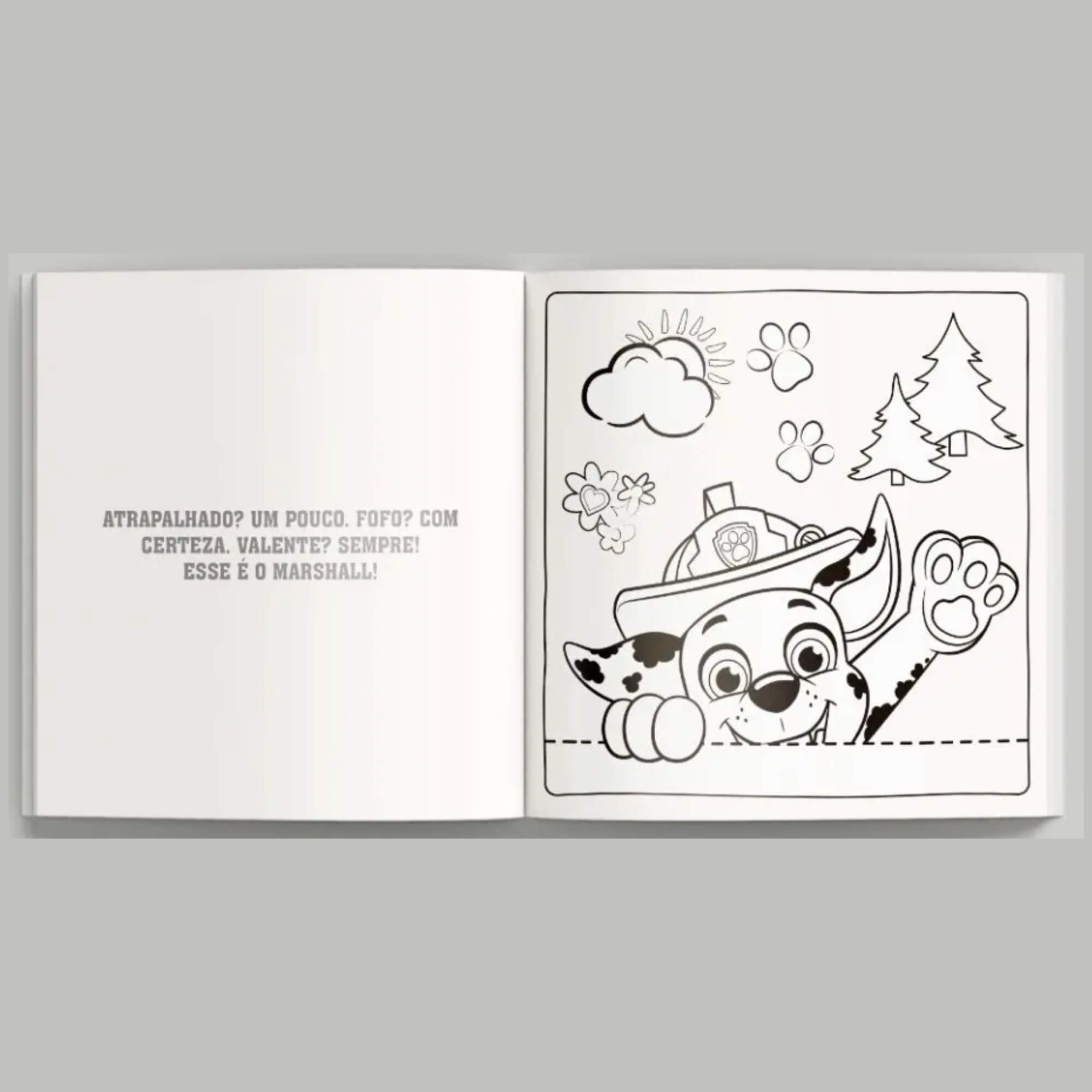 Livro de Colorir para Crianças Patrulha Canina Cute & Comfy Editora On Line - 9786561265225