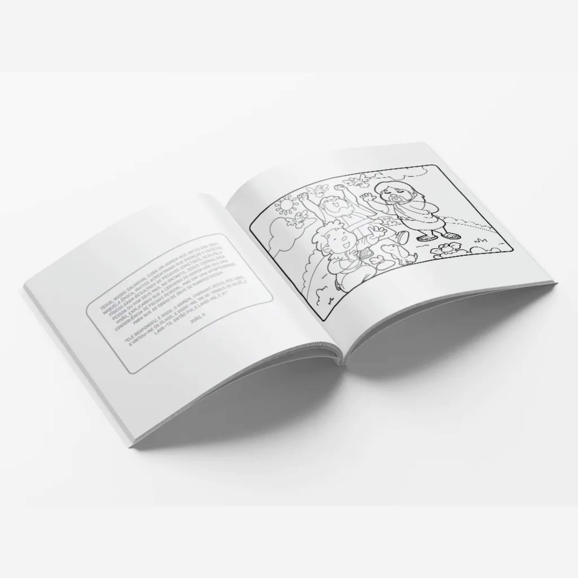 Livro de Colorir Cute & Comfy Colorindo com Deus Pai Editora On Line - 9786560953147