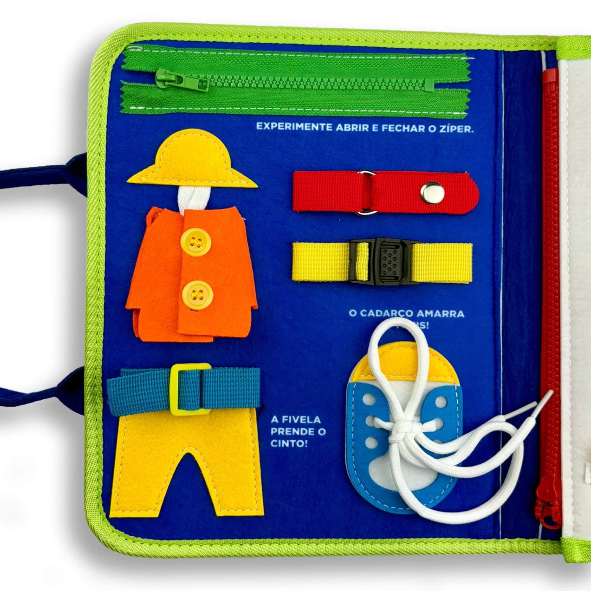 Livro Educativo: Meu Livrinho Sensorial Maleta Educativa - Veiculos Editora On Line - 9786561264082