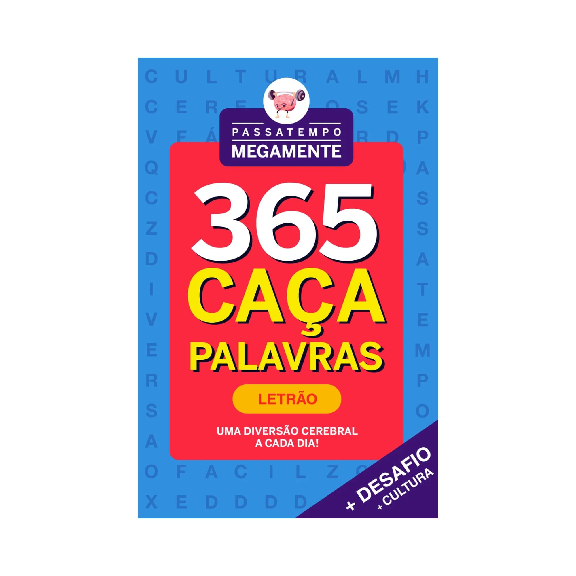 Livro Megamente 365 Caça Palavras Letrão Editora On Line - 9786561263306