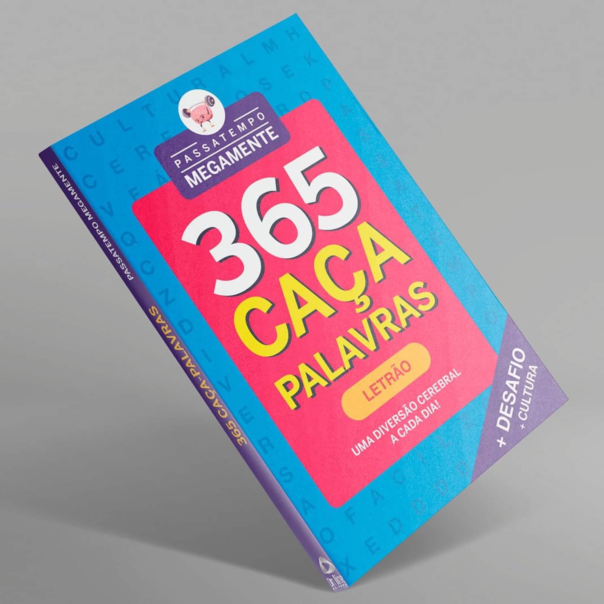Livro Megamente 365 Caça Palavras Letrão Editora On Line - 9786561263306