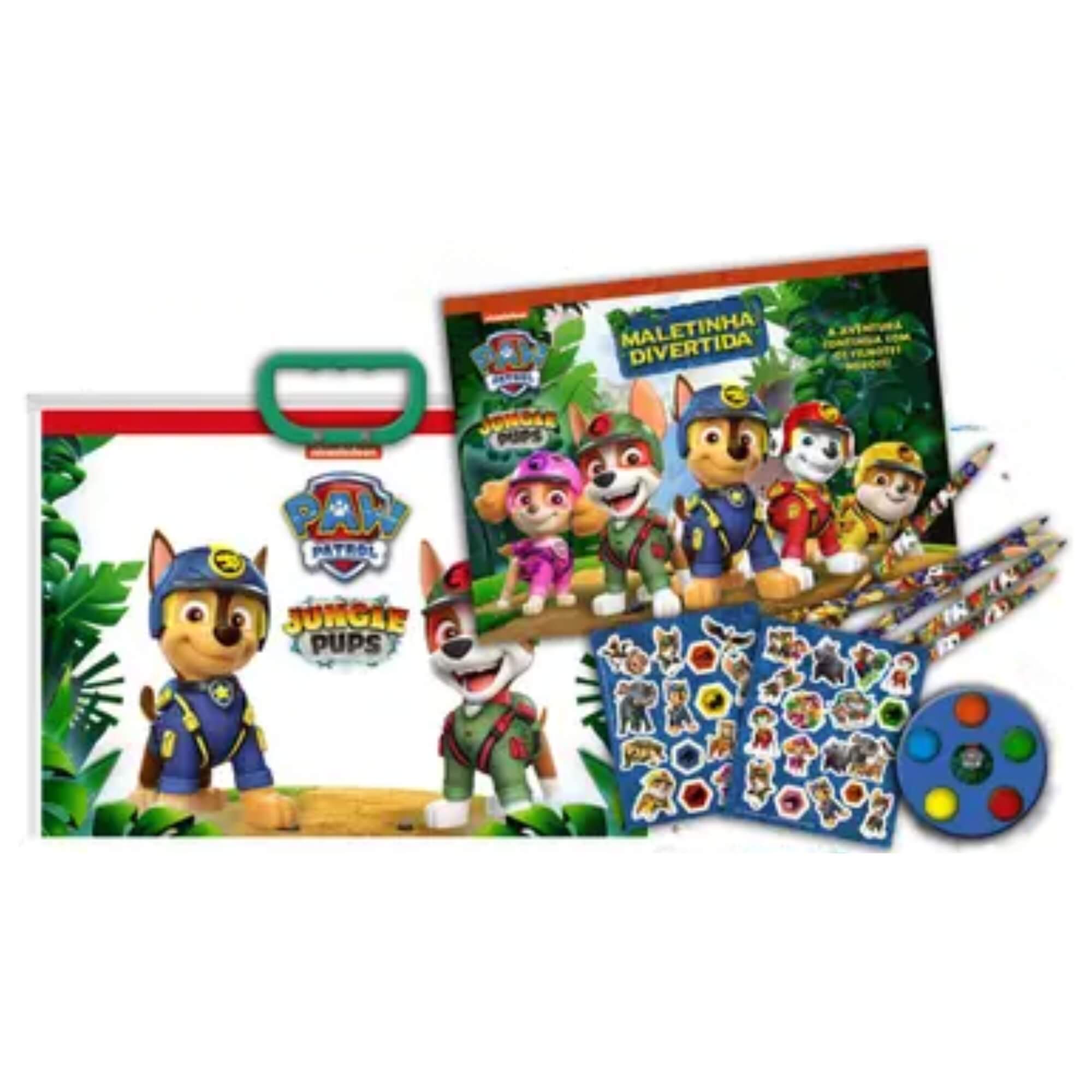 Livro para Colorir Patrulha Canina Maletinha Divertida Editora On Line - 9786561260046